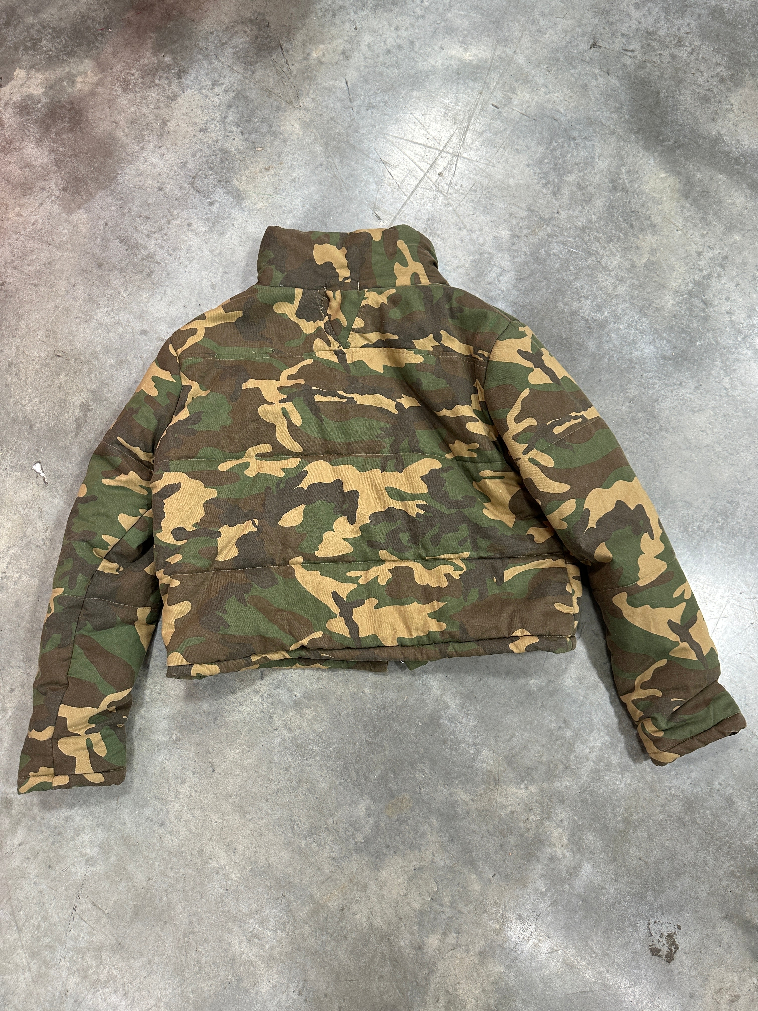 MNML Puffer Sz M Camo