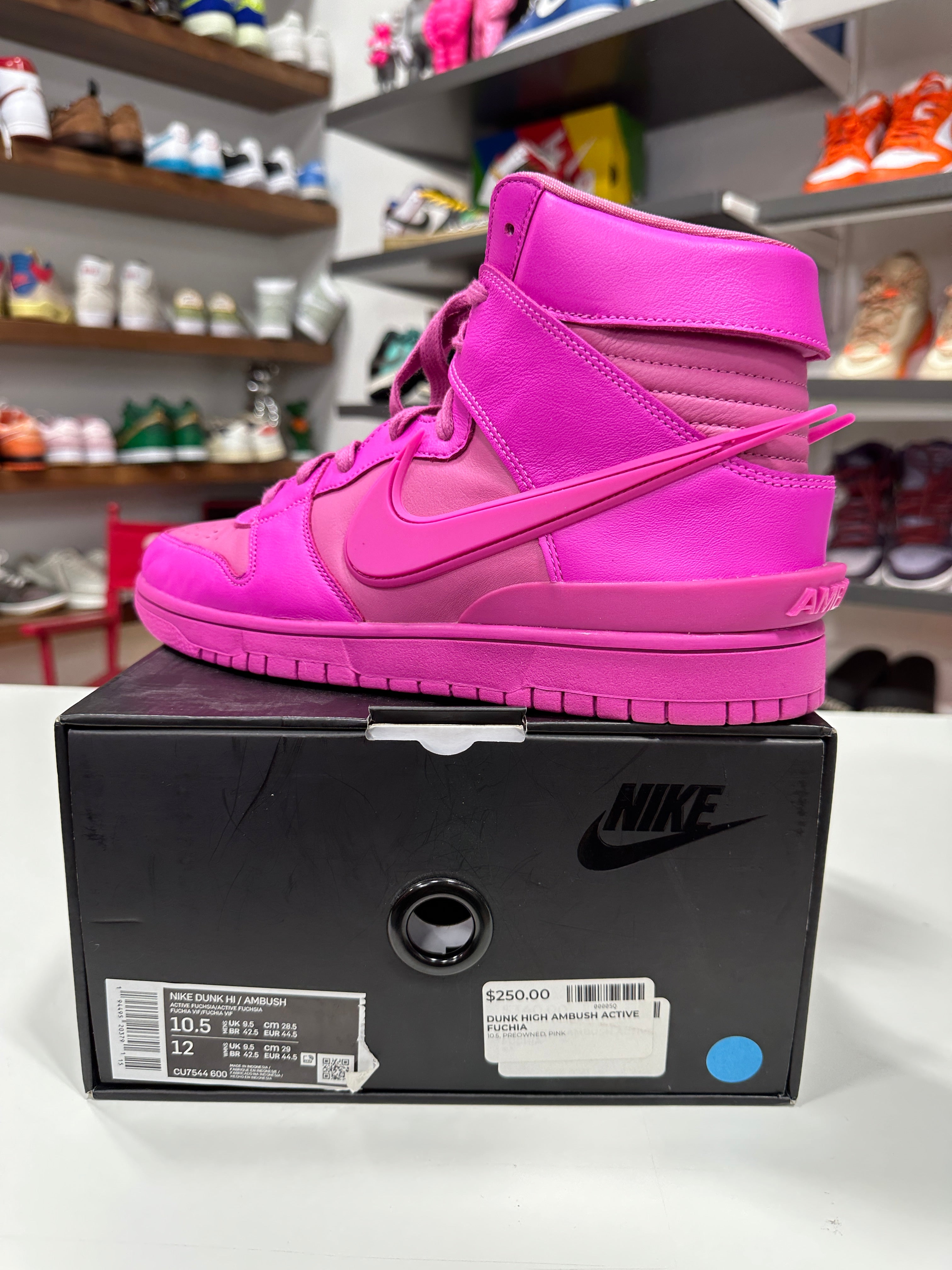 Nike Dunk Hi Ambush Fuchsia Sz 10.5