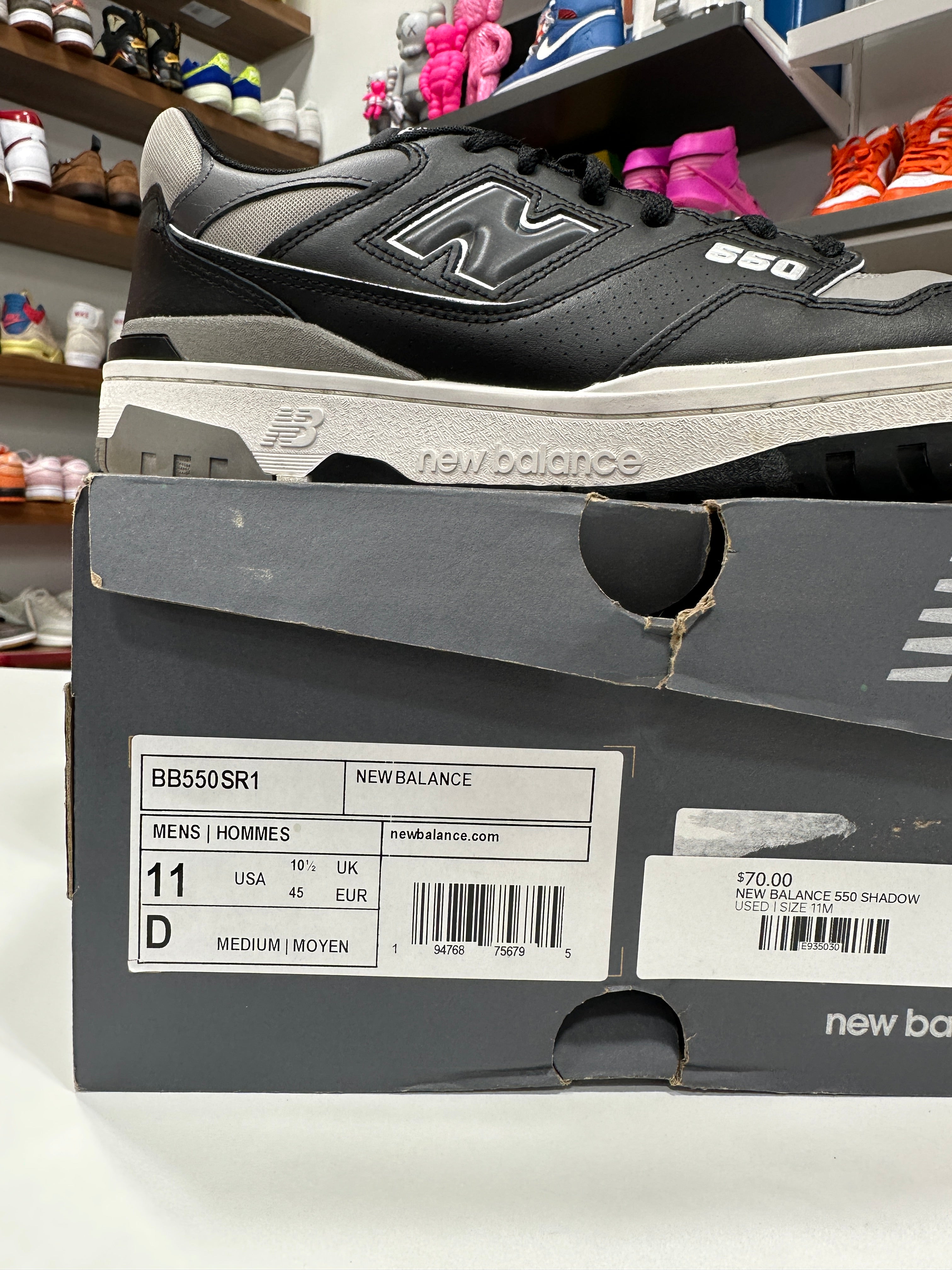 New Balance 550 Shadow Sz 11