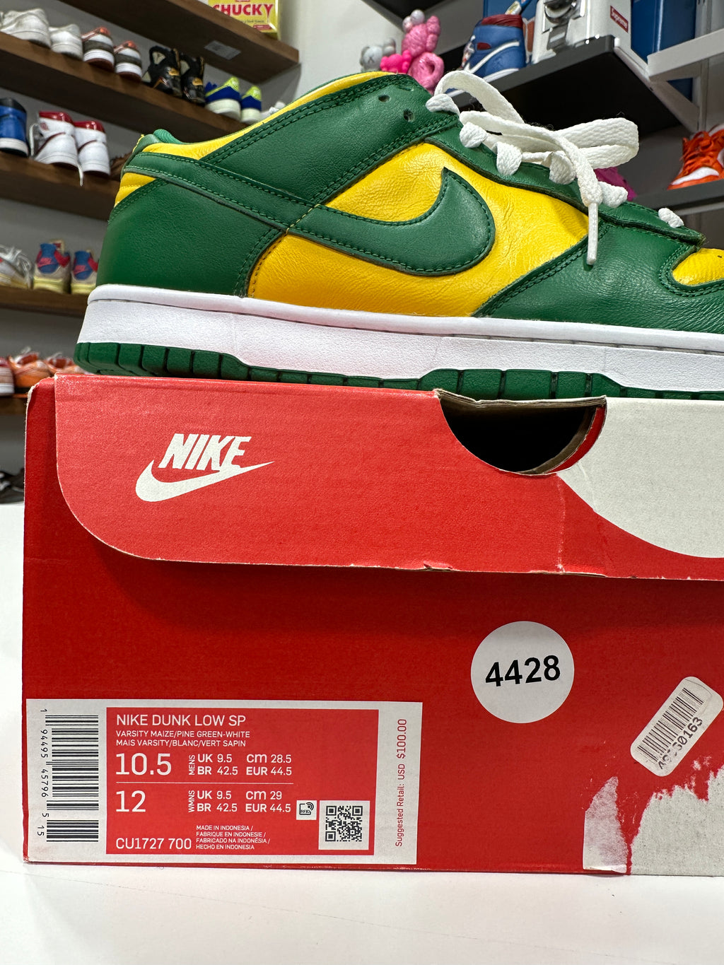 Nike Dunk Low Brazil Sz 10.5