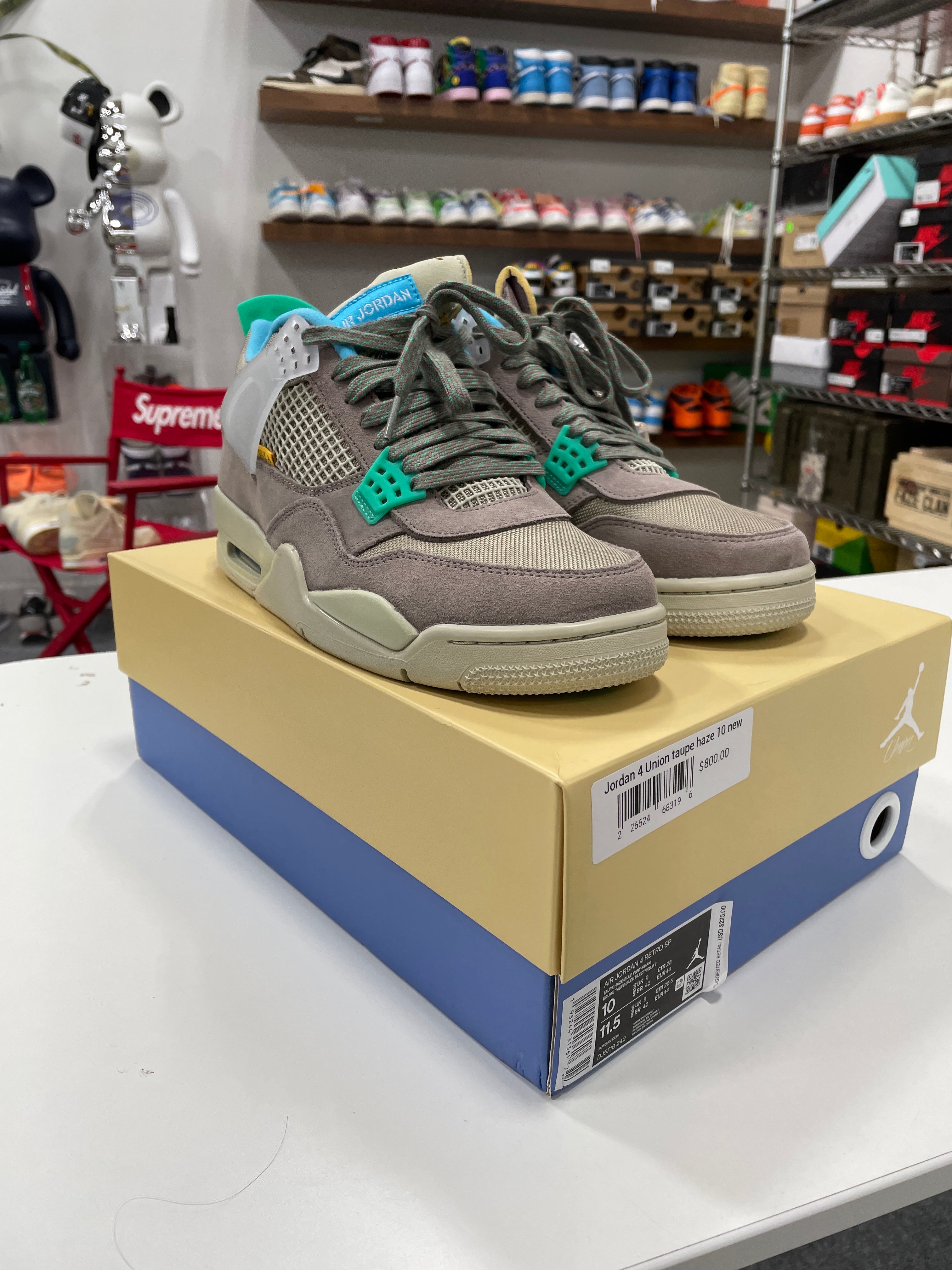 Jordan 4 Union Taupe Haze Sz 10