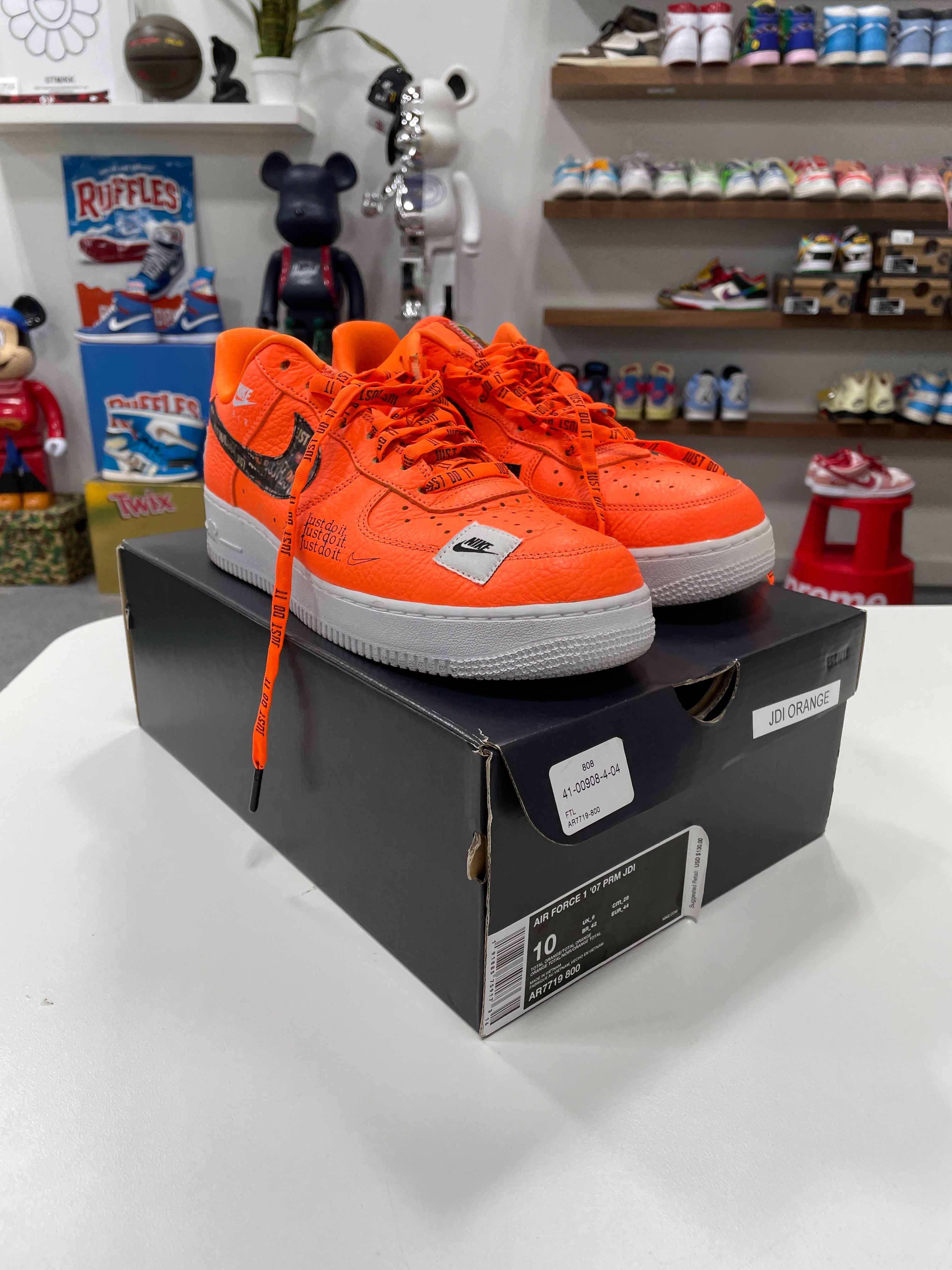 Nike Air Force 1 Low Total Orange Sz 10