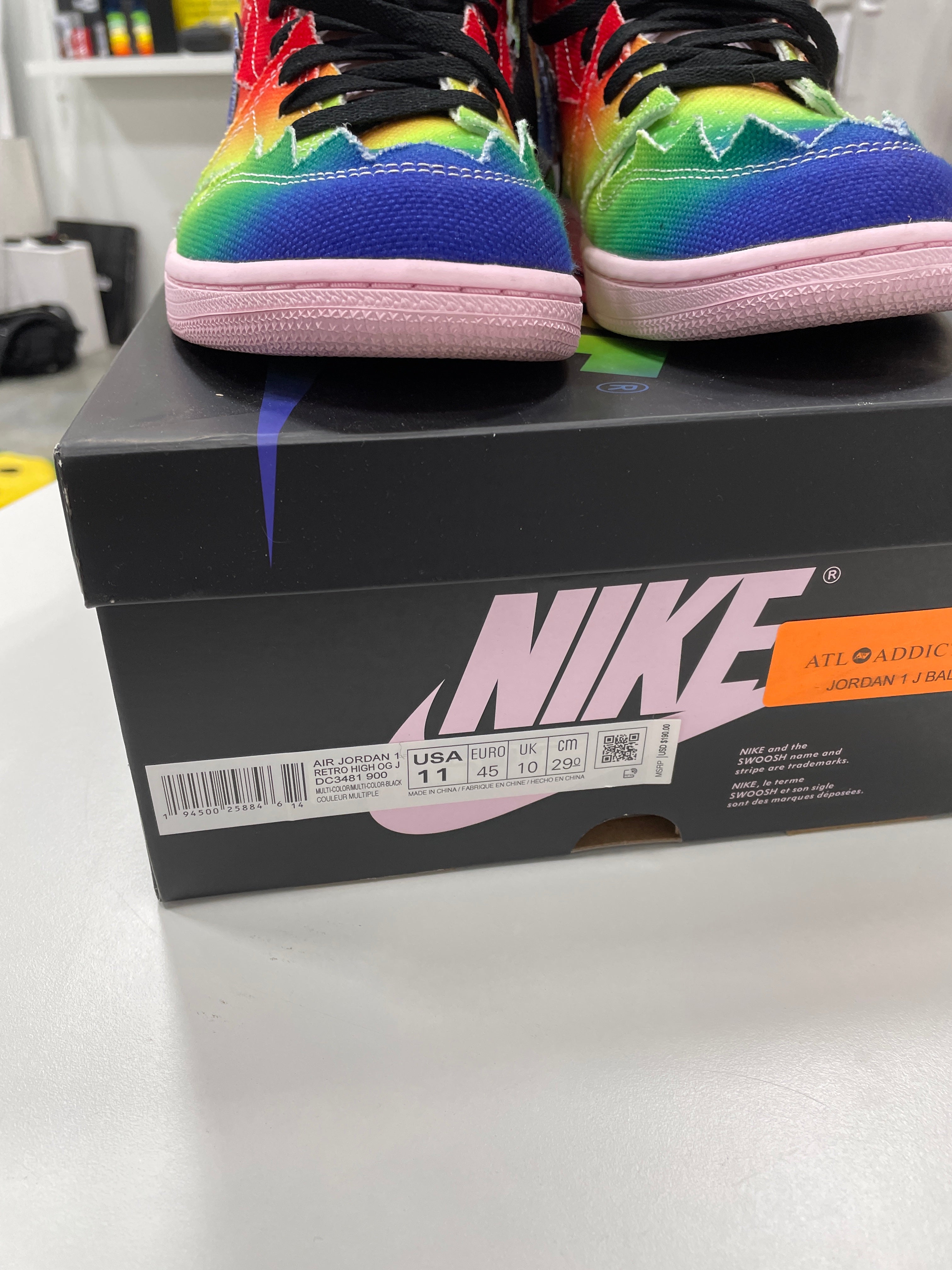 Jordan 1 Retro High J Balvin Sz 11