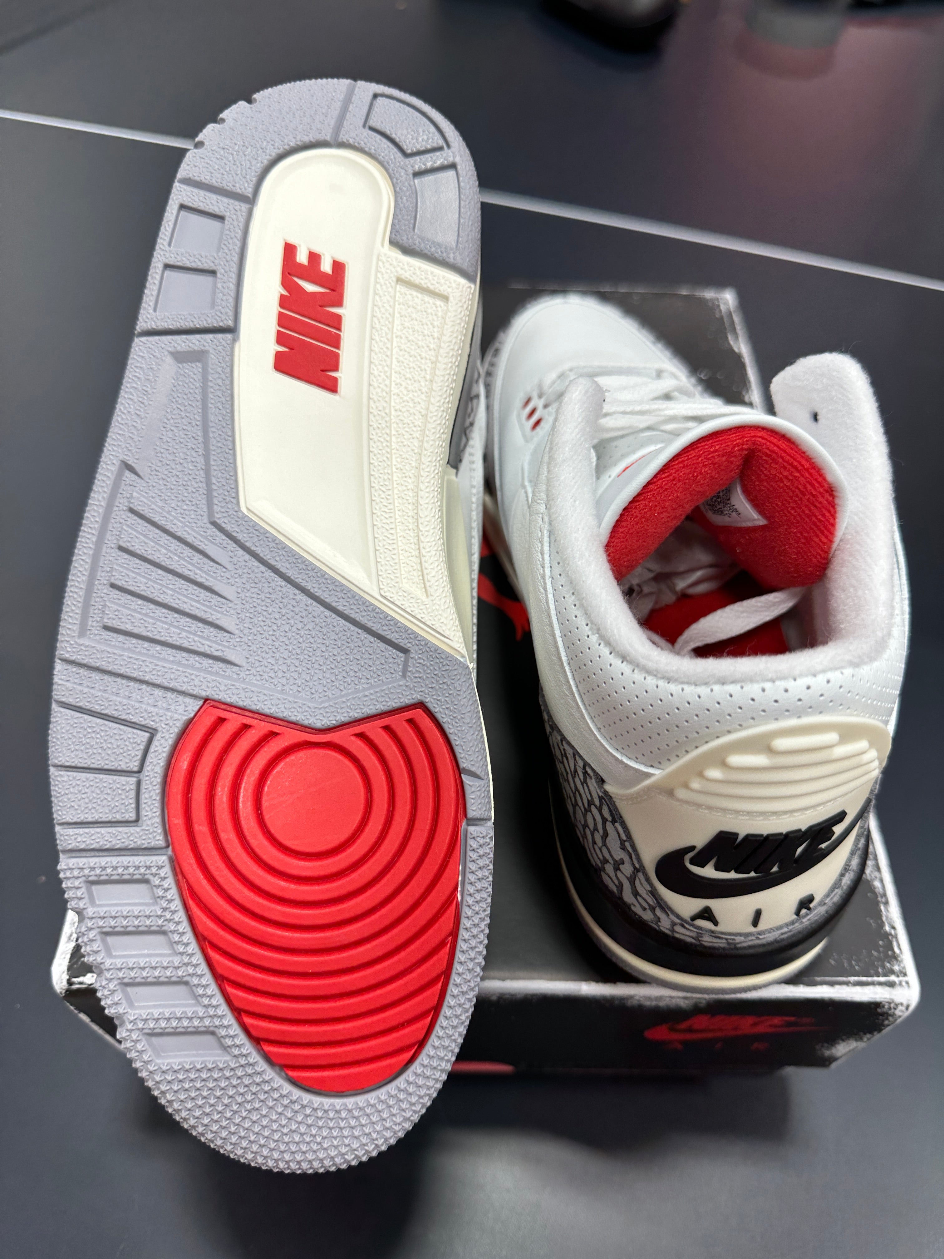 Jordan 3 White Cement Reimagined Sz 8