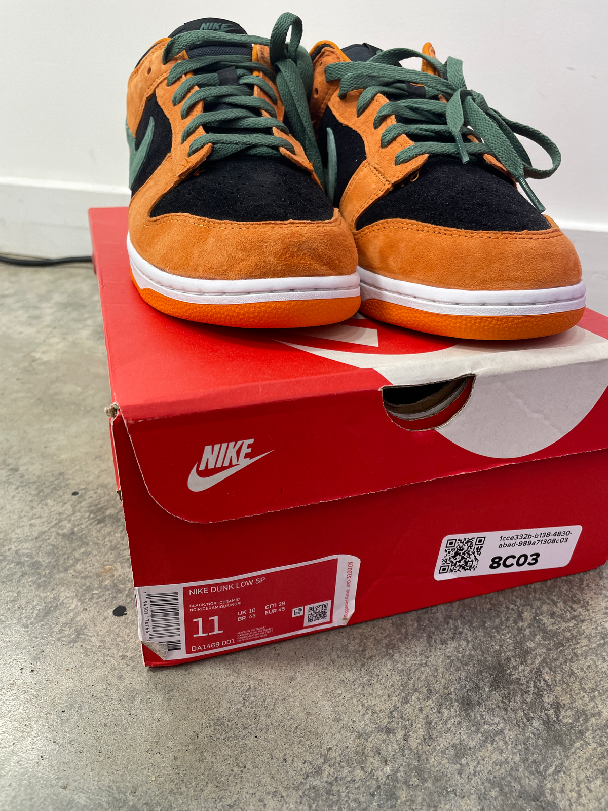 Nike Dunk Low Ceramic Size 11