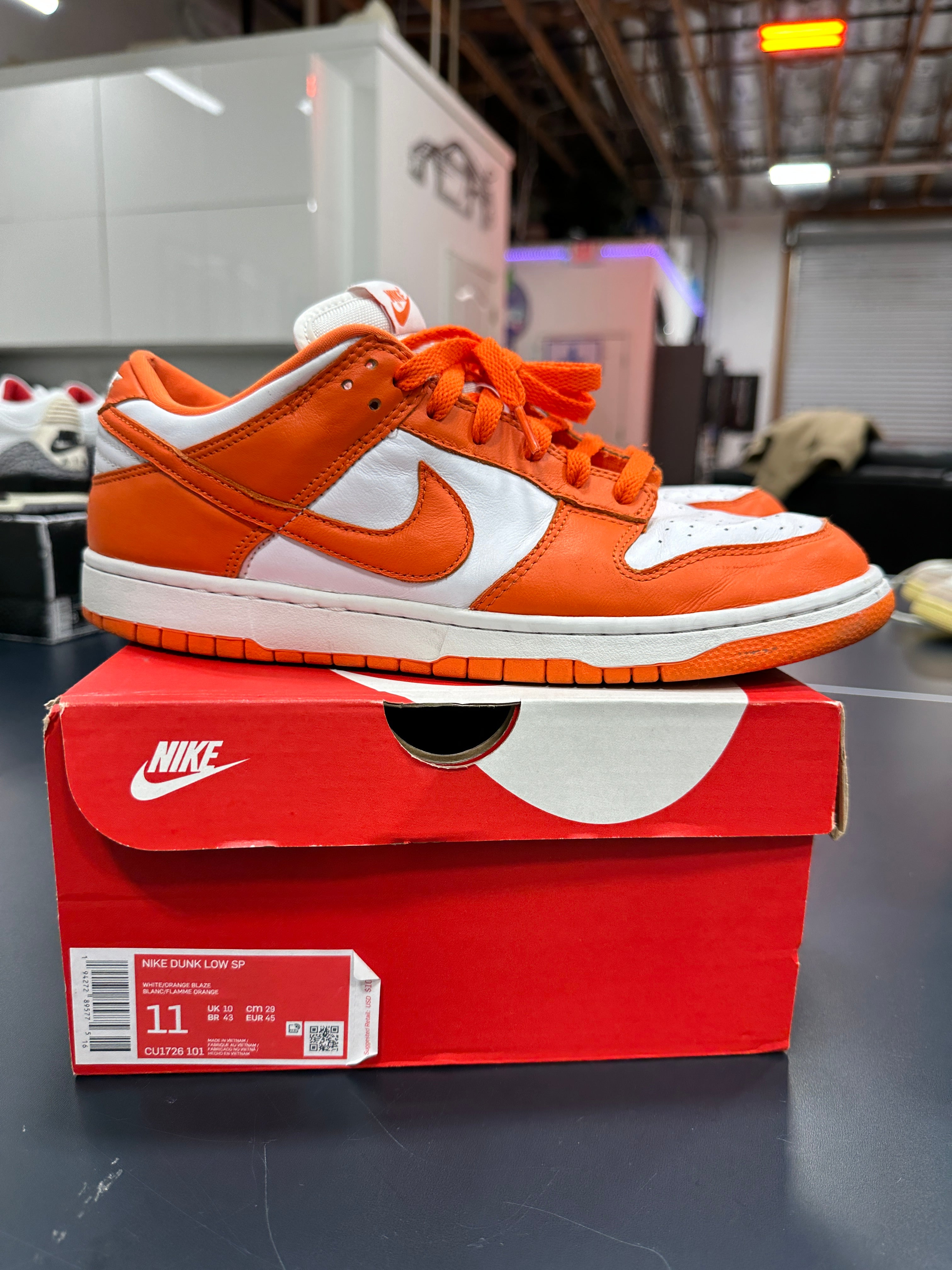 Nike Dunk Low Syracuse Sz 11 (2020)