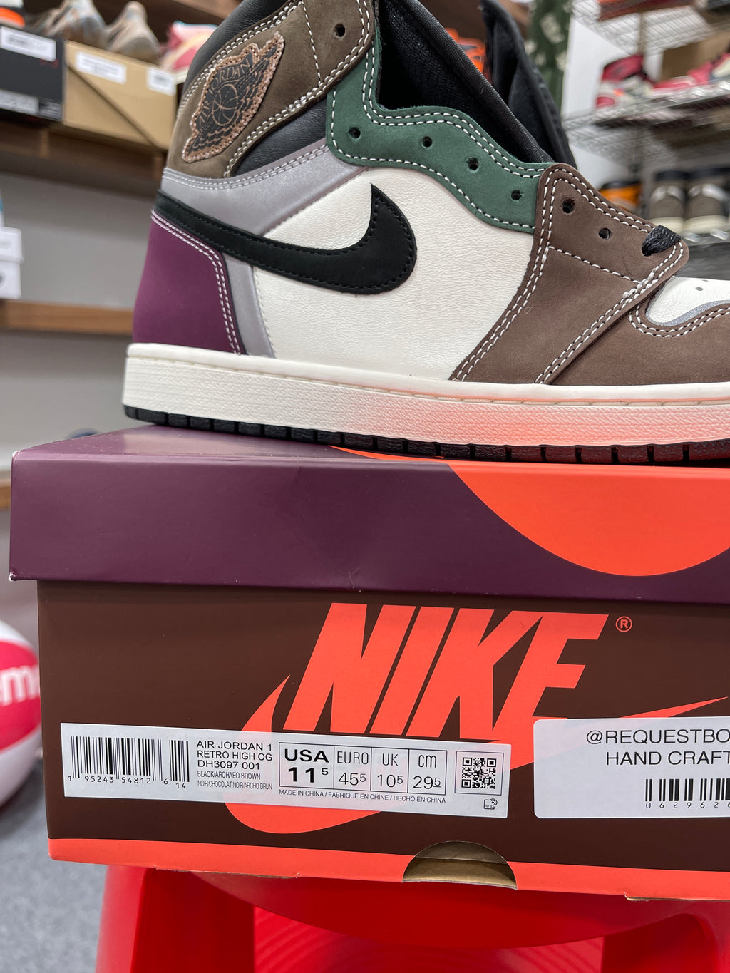 Air Jordan 1 Hand Crafted Sz 11.5