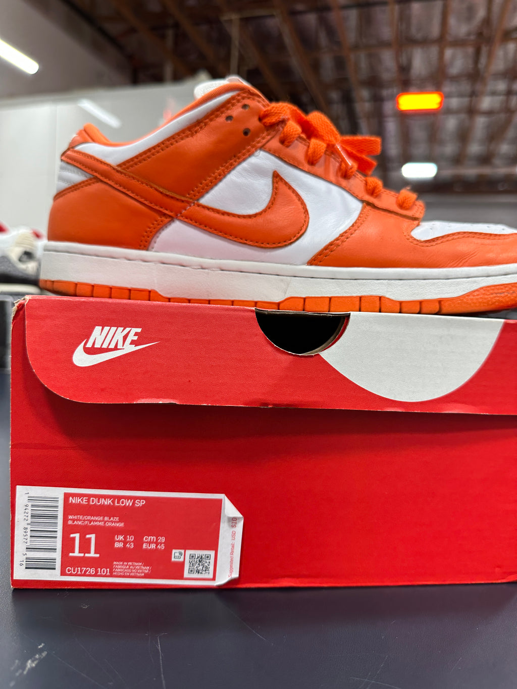 Nike Dunk Low Syracuse Sz 11 (2020)