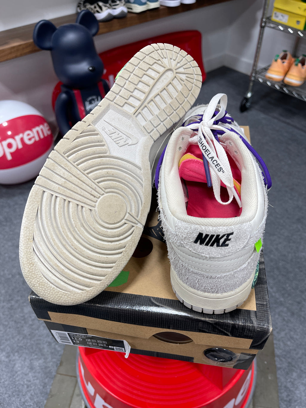 Off White Dunk Lot 15/50 Sz 11.5