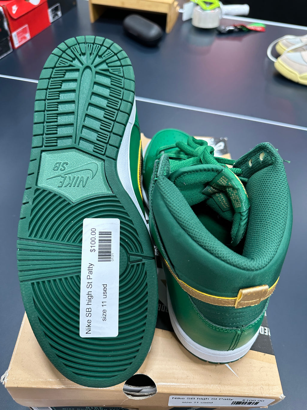 Nike SB Dunk High Saint Patricks Day Sz 11