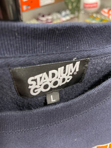 Stadium Goods Crewneck Navy/Orange Sz L