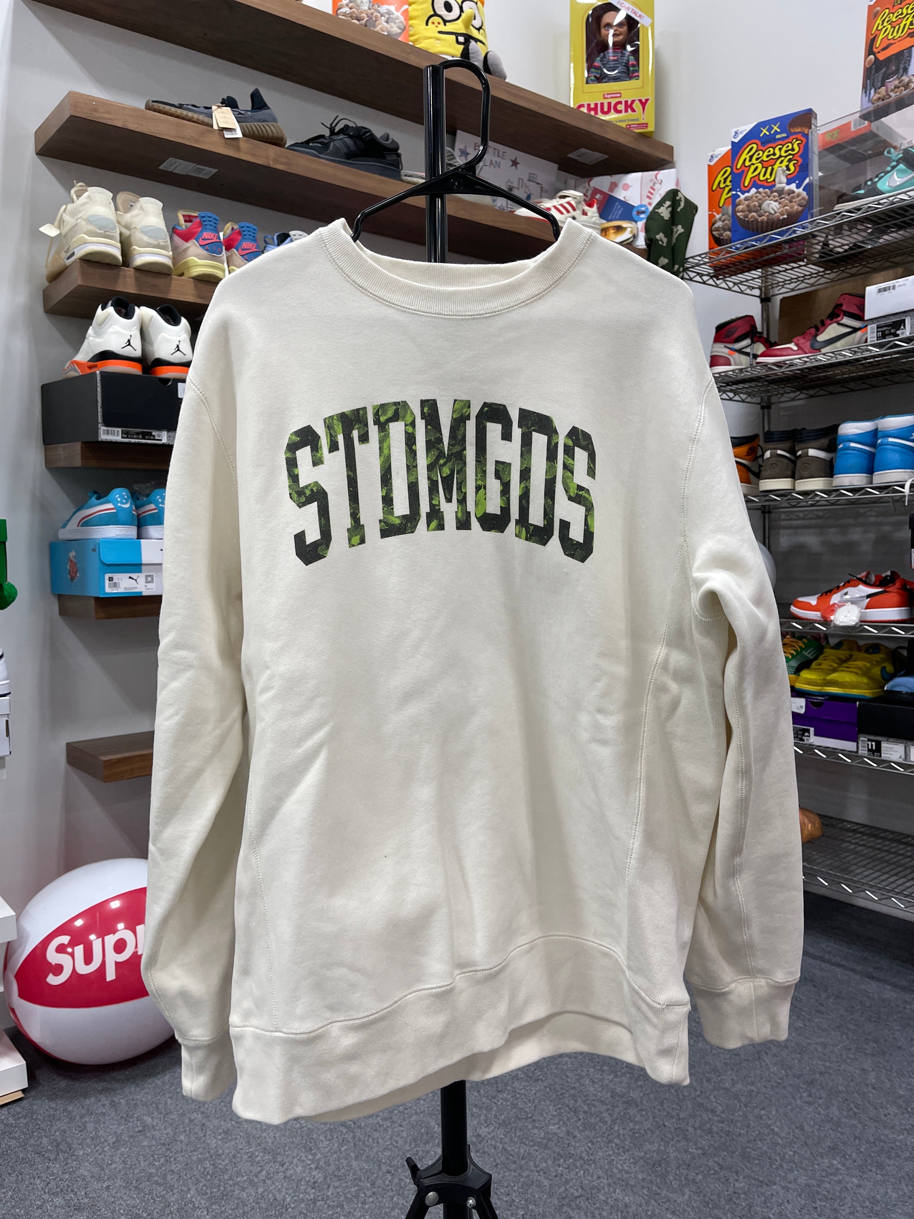 Stadium goods Crewneck Tan Green Sz L