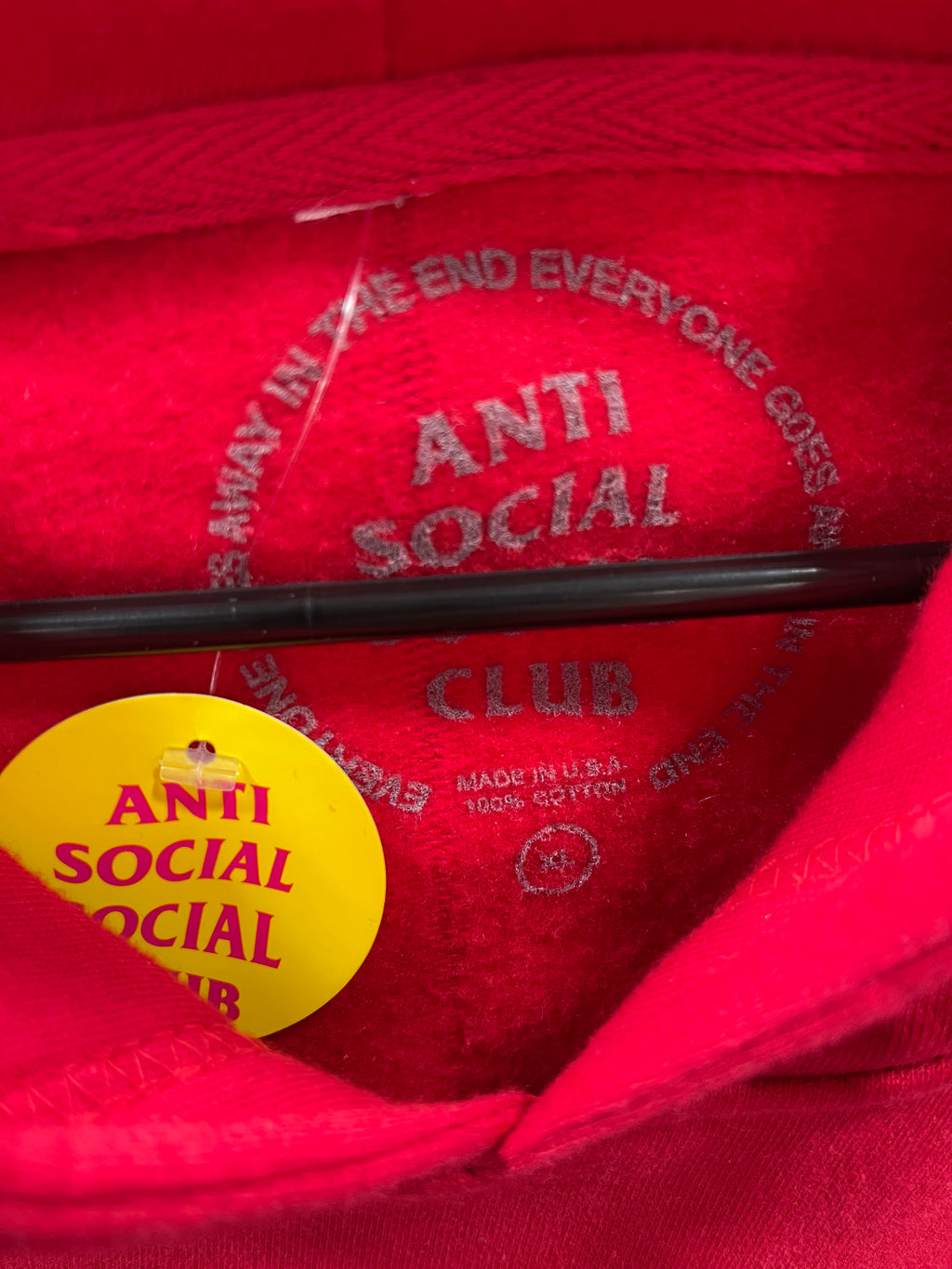 ASSC Red Hoodie Sz XL