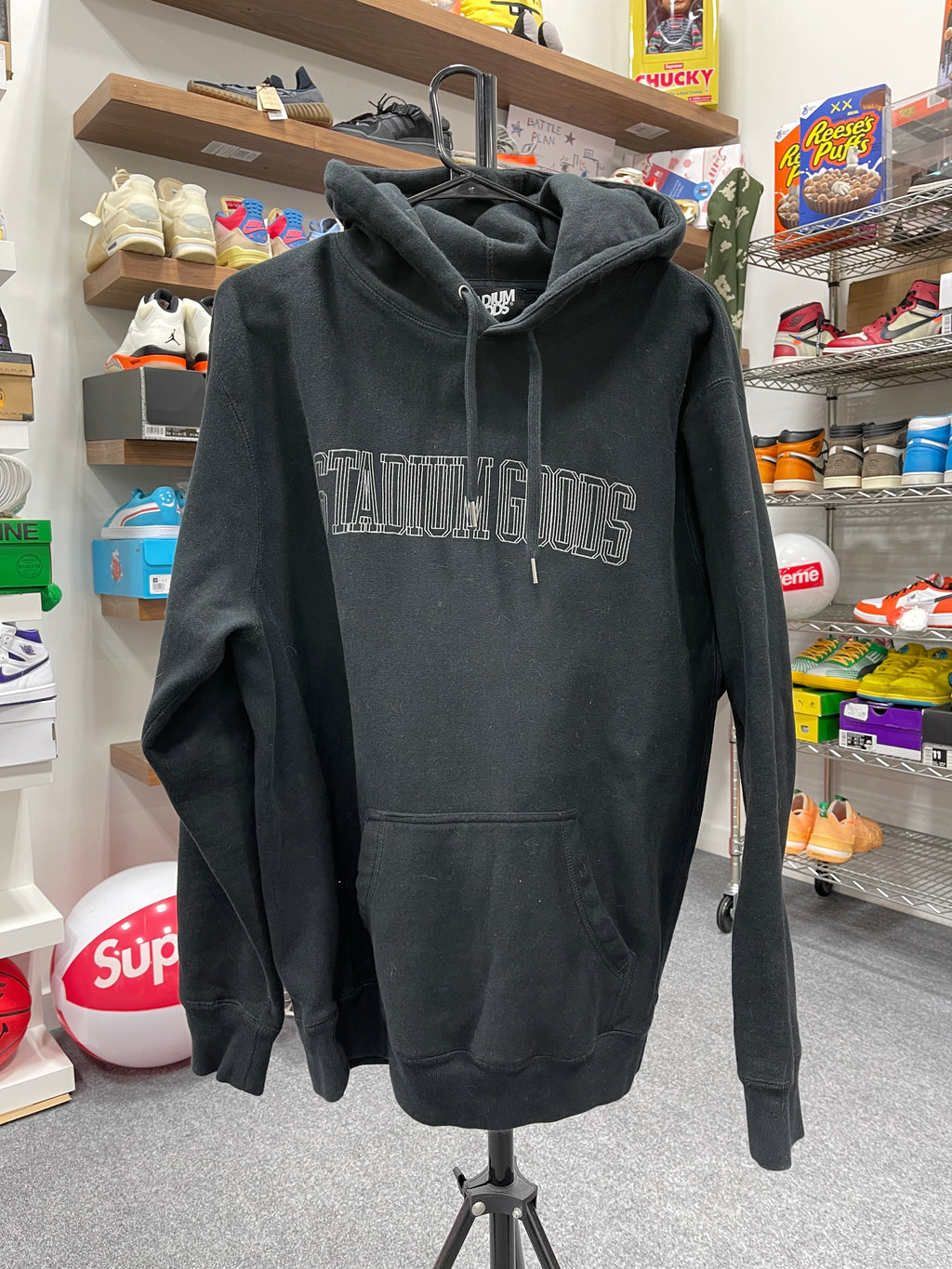 Stadium Goods Black Hoodie Sz L