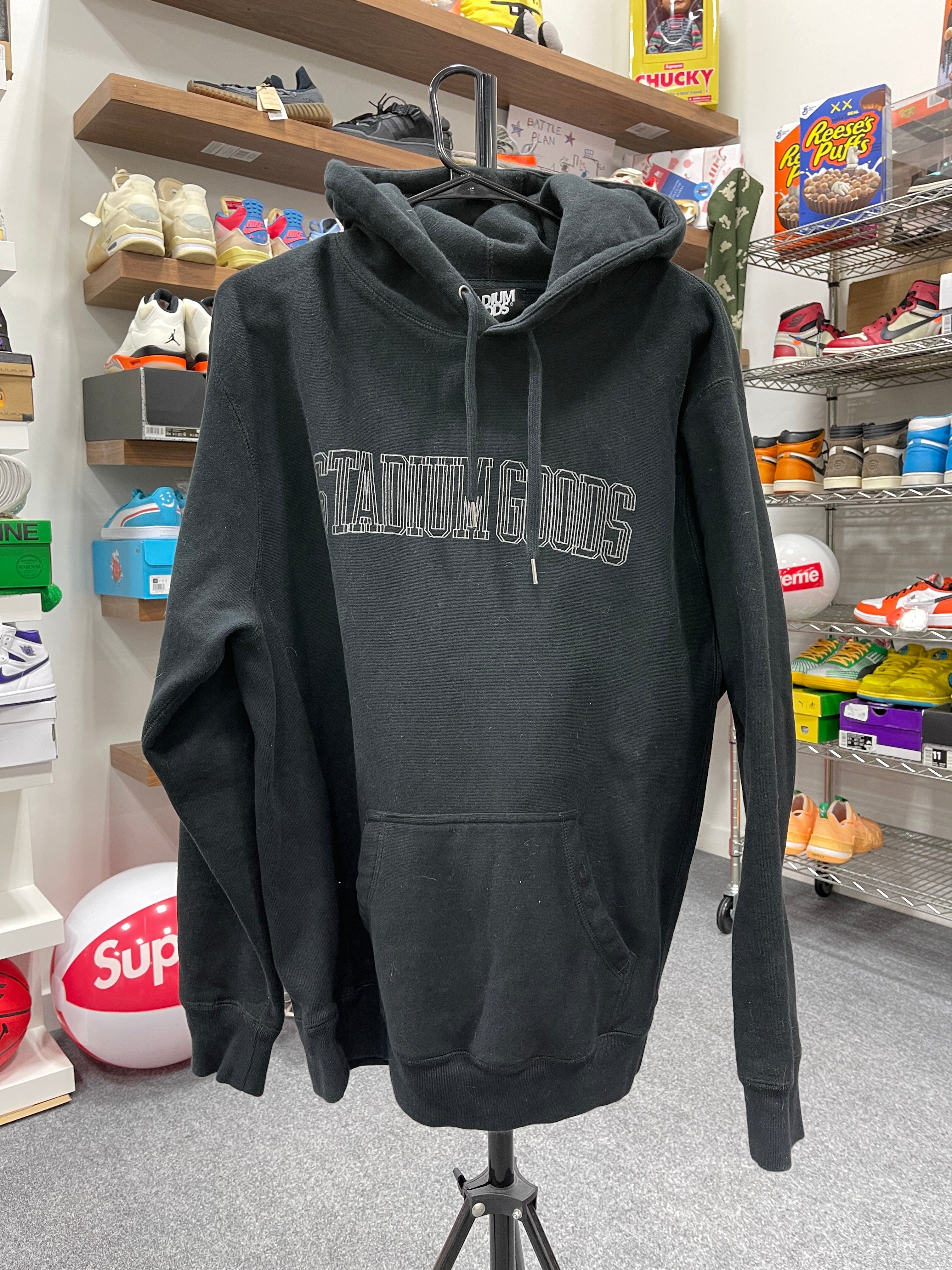 Stadium Goods Black Hoodie Sz L