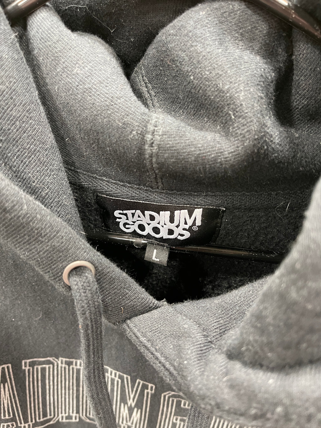 Stadium Goods Black Hoodie Sz L