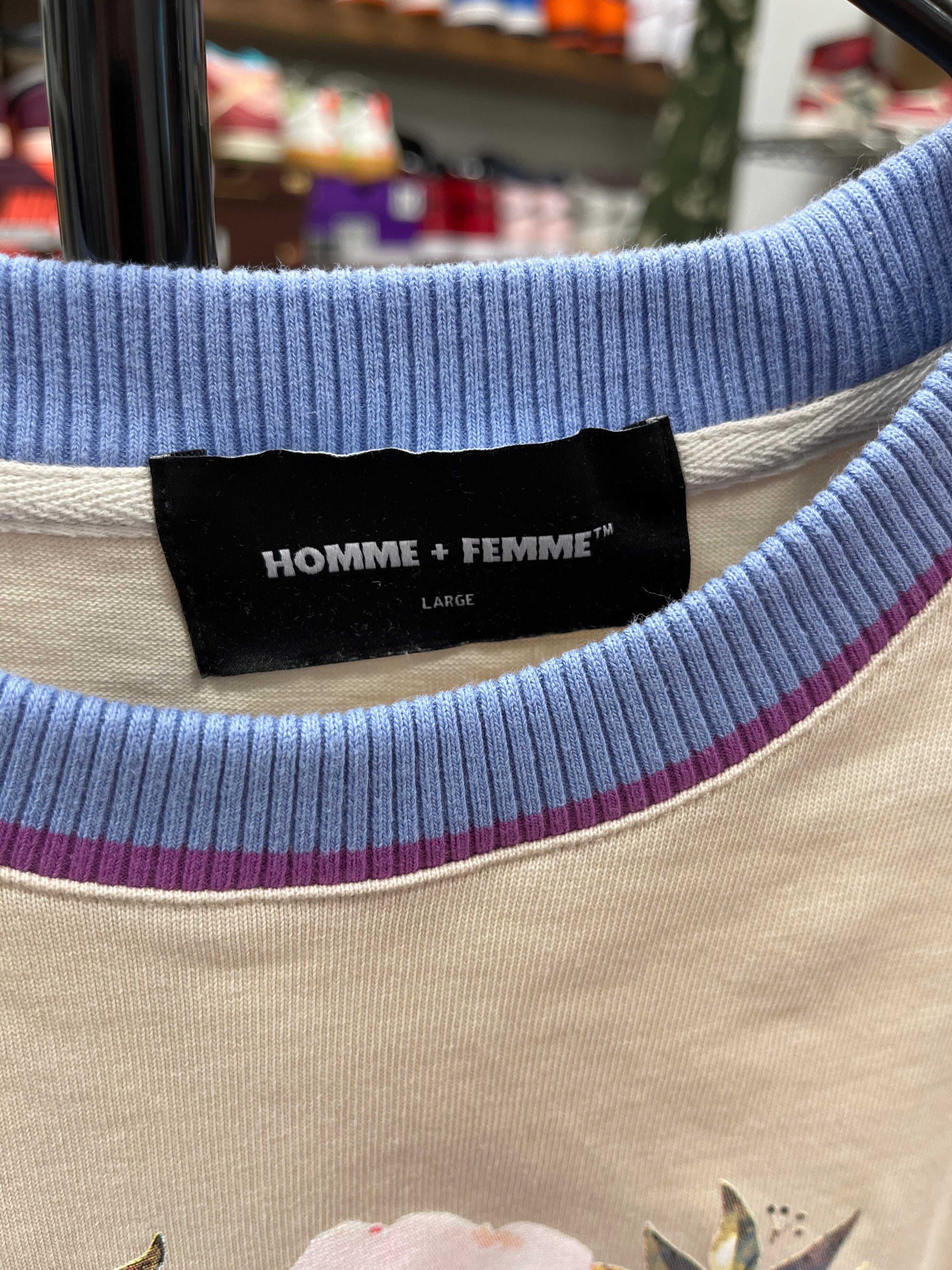 Homme Femme T-Shirt Sz L