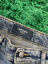 Load image into Gallery viewer, Represent UNDERWORK TARTAN Jeans Sz 34
