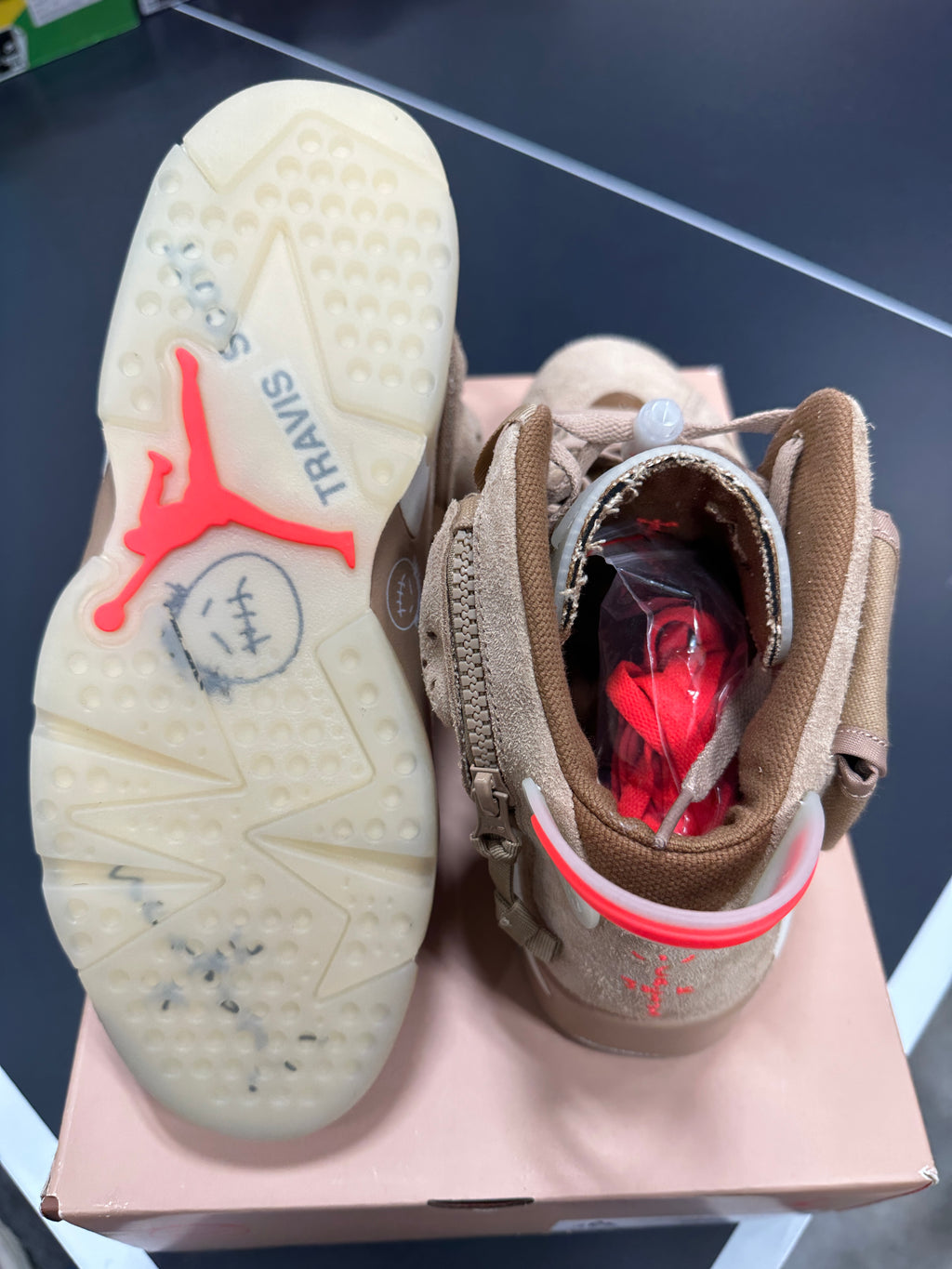 Travis Scott x Air Jordan 6 British Khaki Sz 8.5