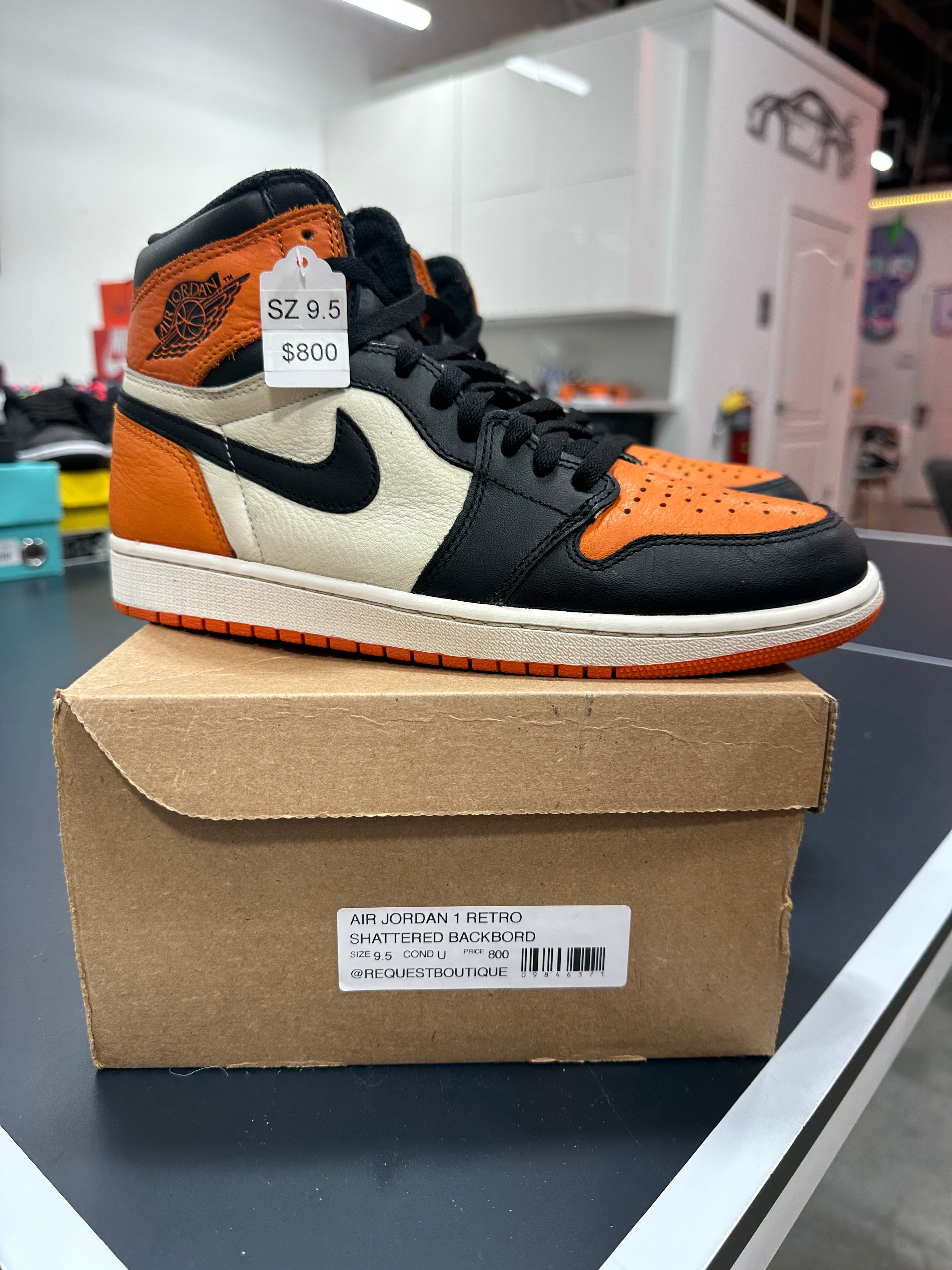 Air Jordan 1 Shattered Backboard Sz 9.5