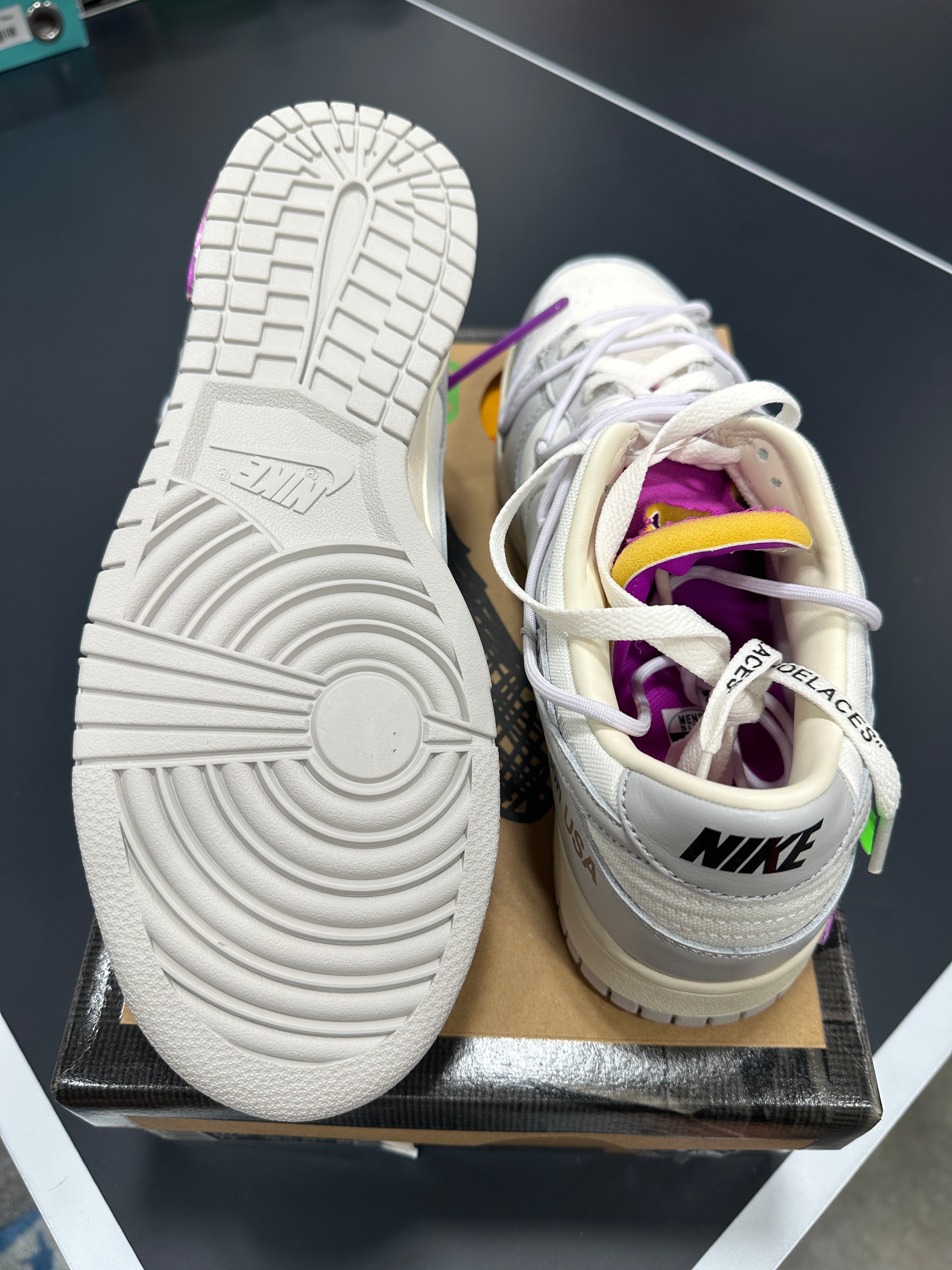 Off White x Nike Dunk Low Lot 3 Sz 10.5