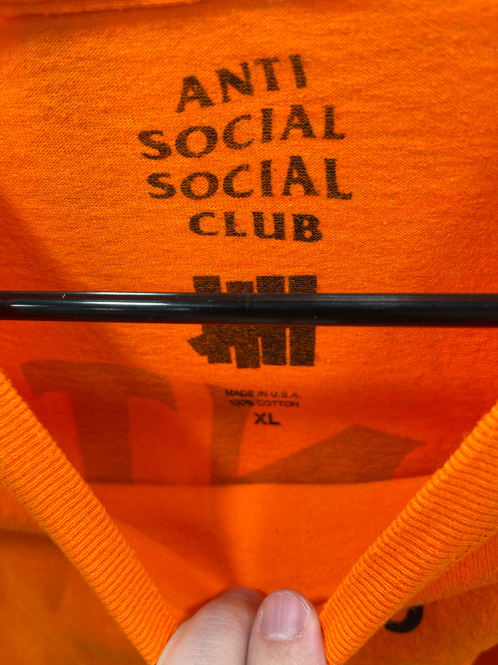 ASSC/Undefeated Paranoid T-Shirt Sz XL