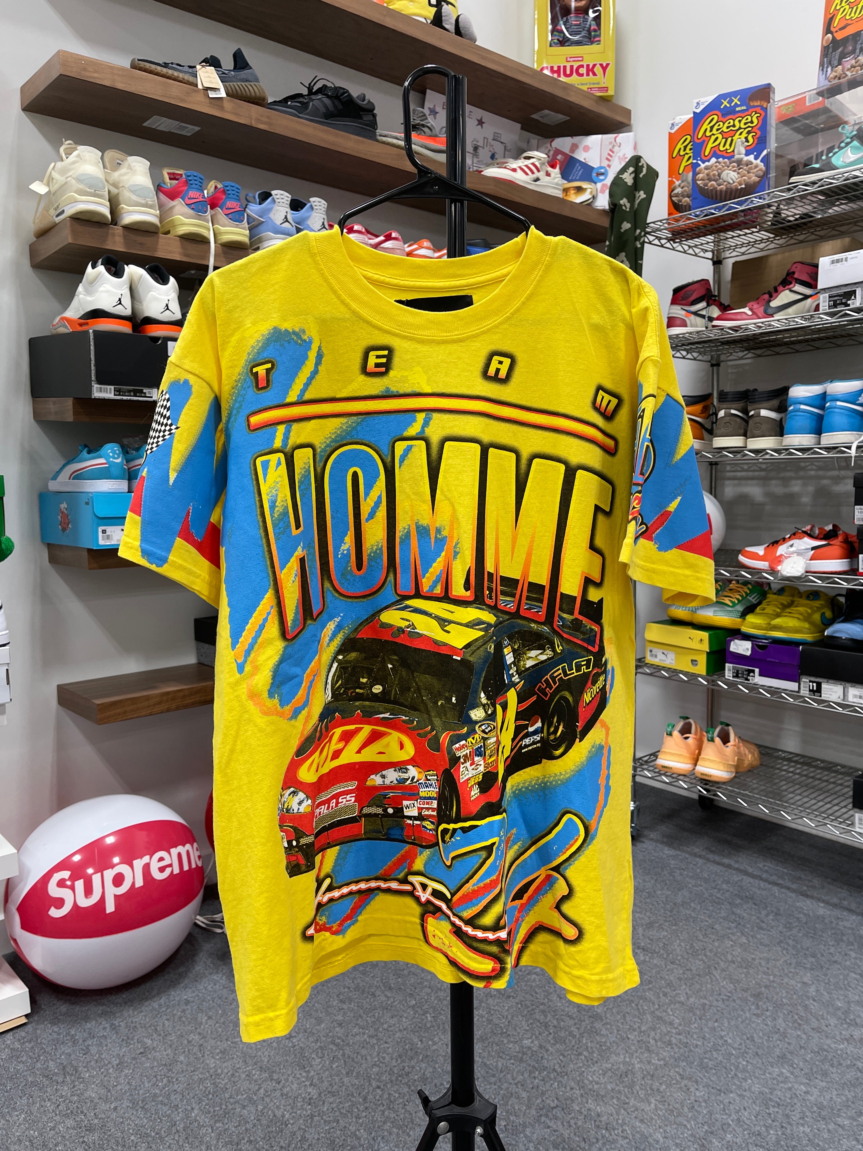 Homme Femme T-Shirt Sz L