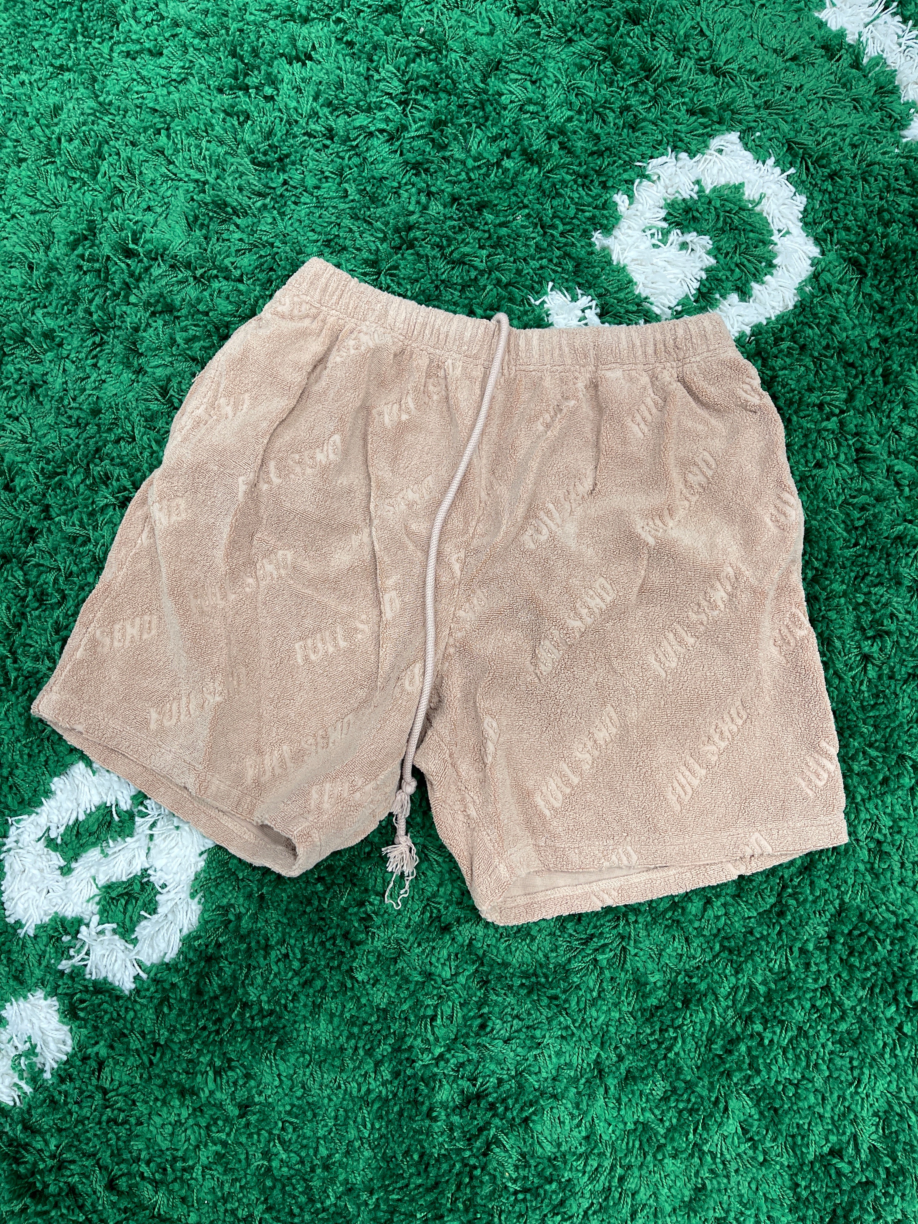 Full Send Towel Shorts Sz L