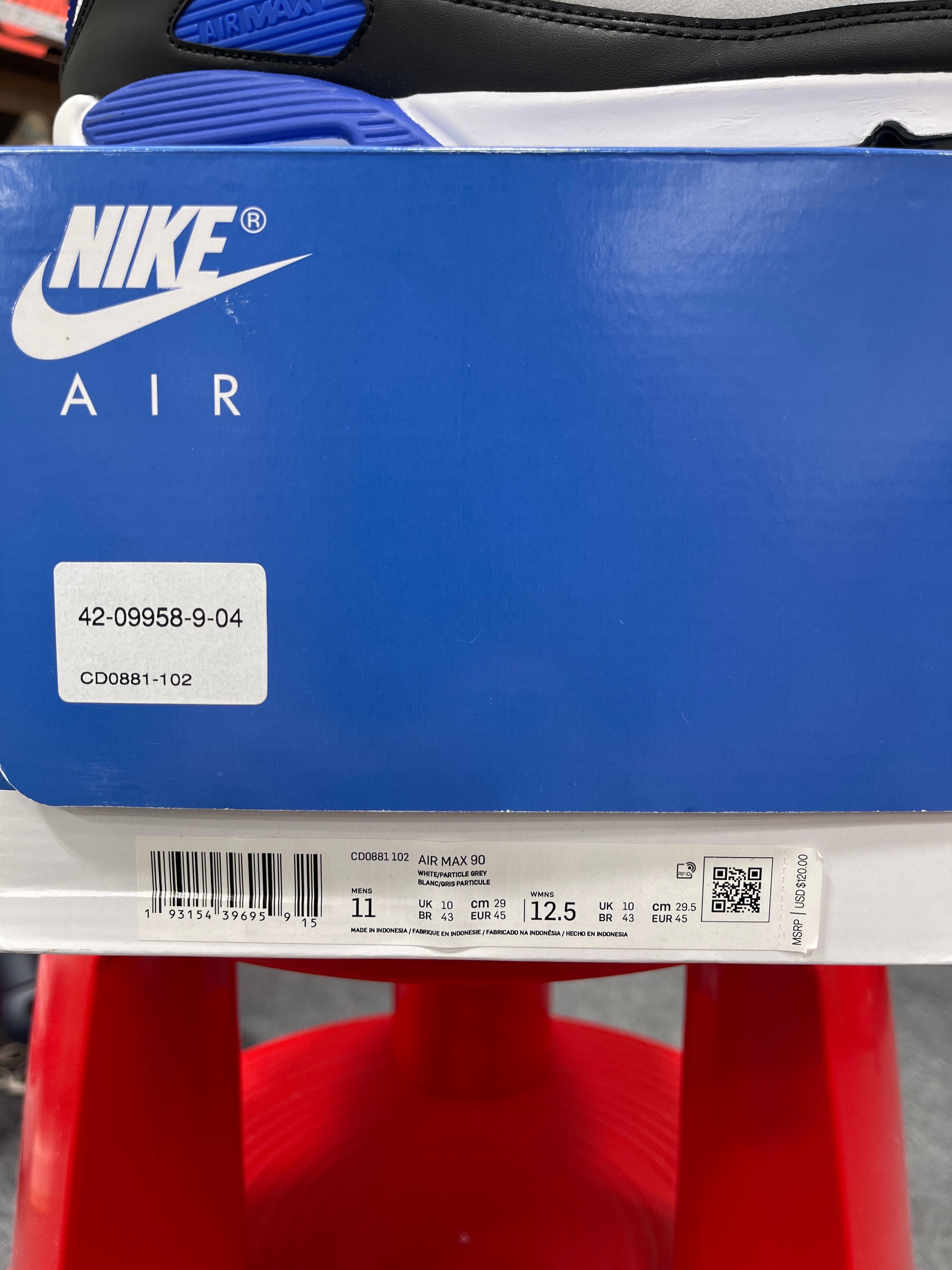 Air Max 90 Blue Sz 11