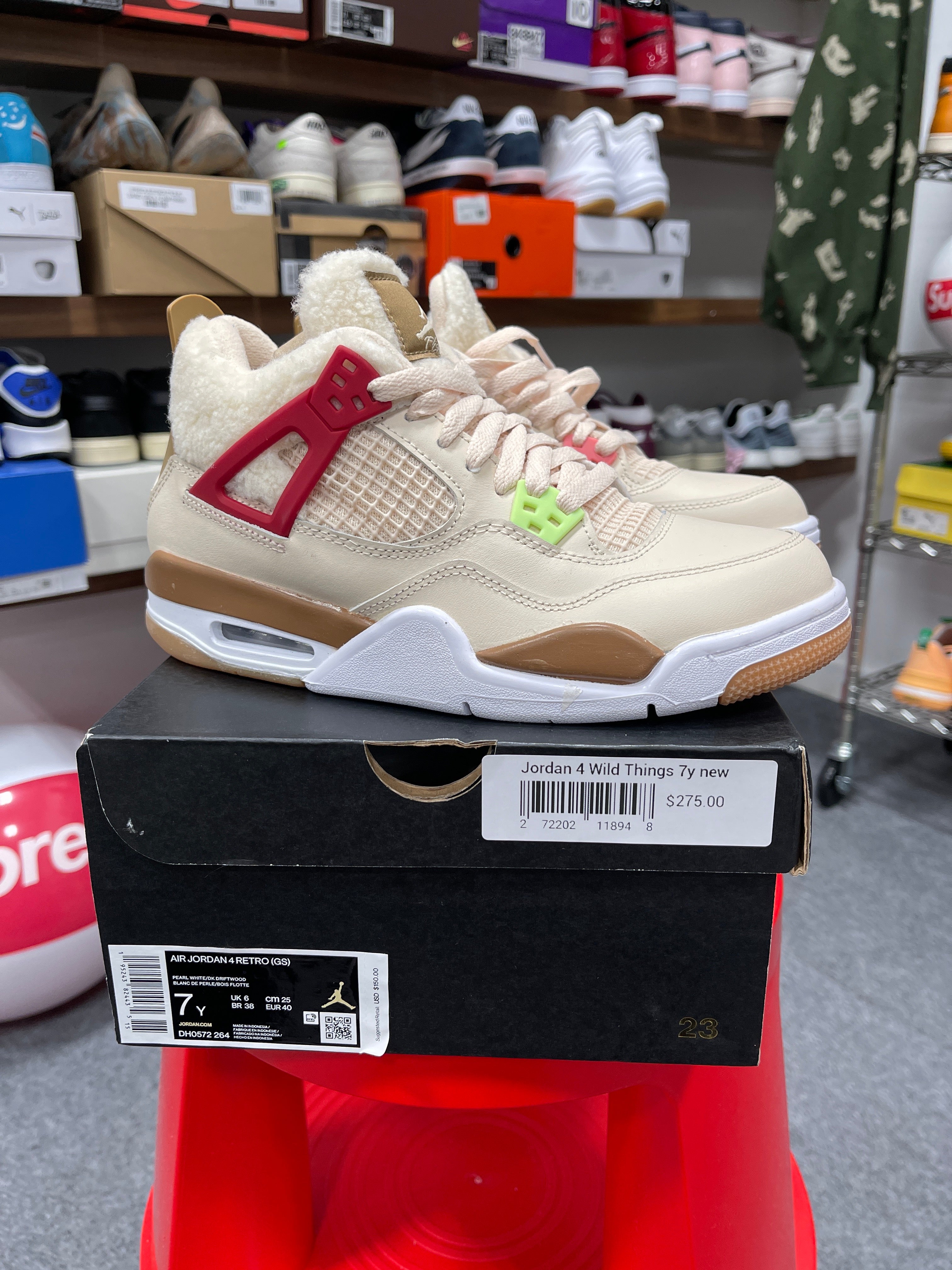 Jordan 4 Wild Things Sz 7y