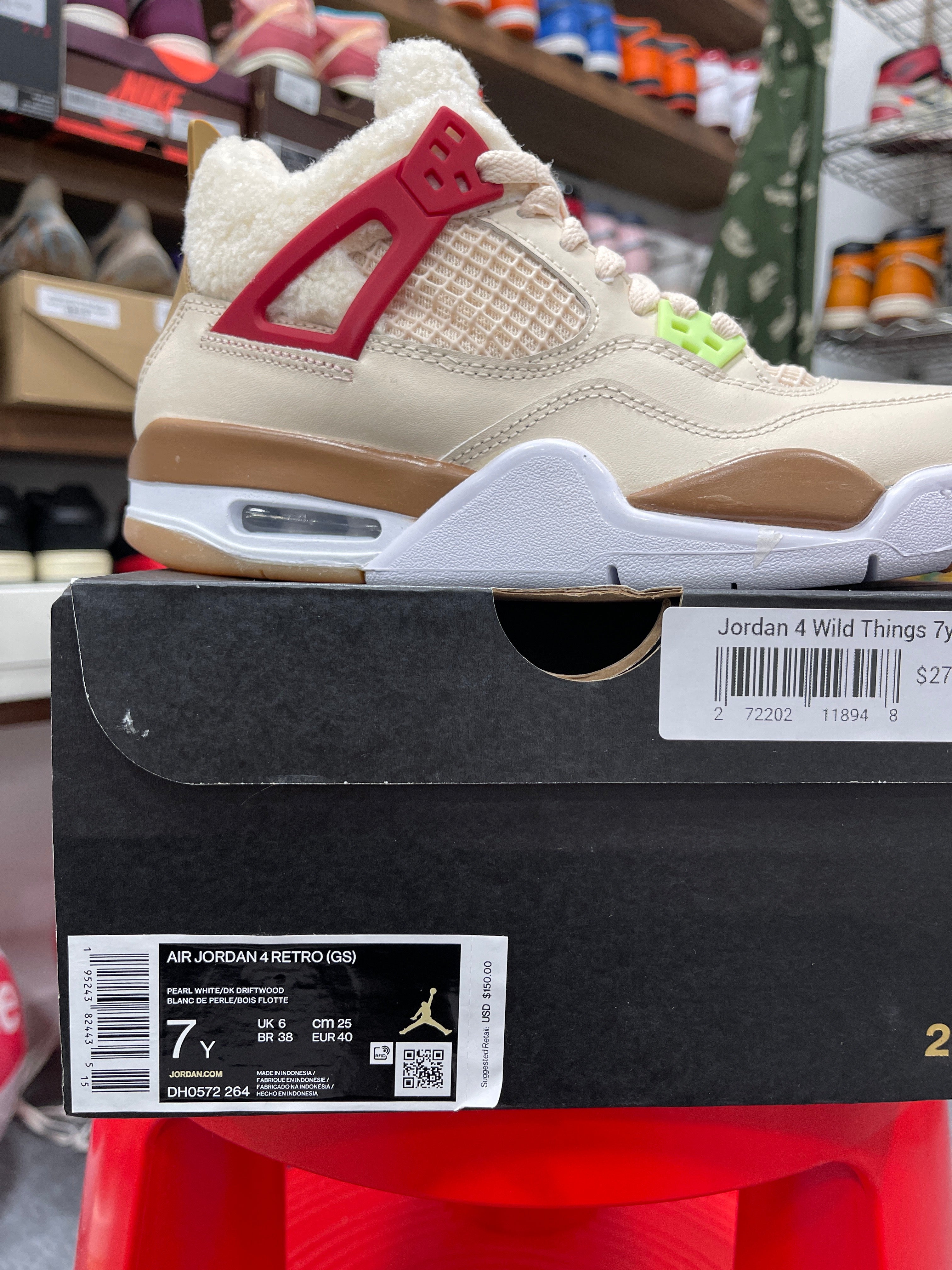 Jordan 4 Wild Things Sz 7y