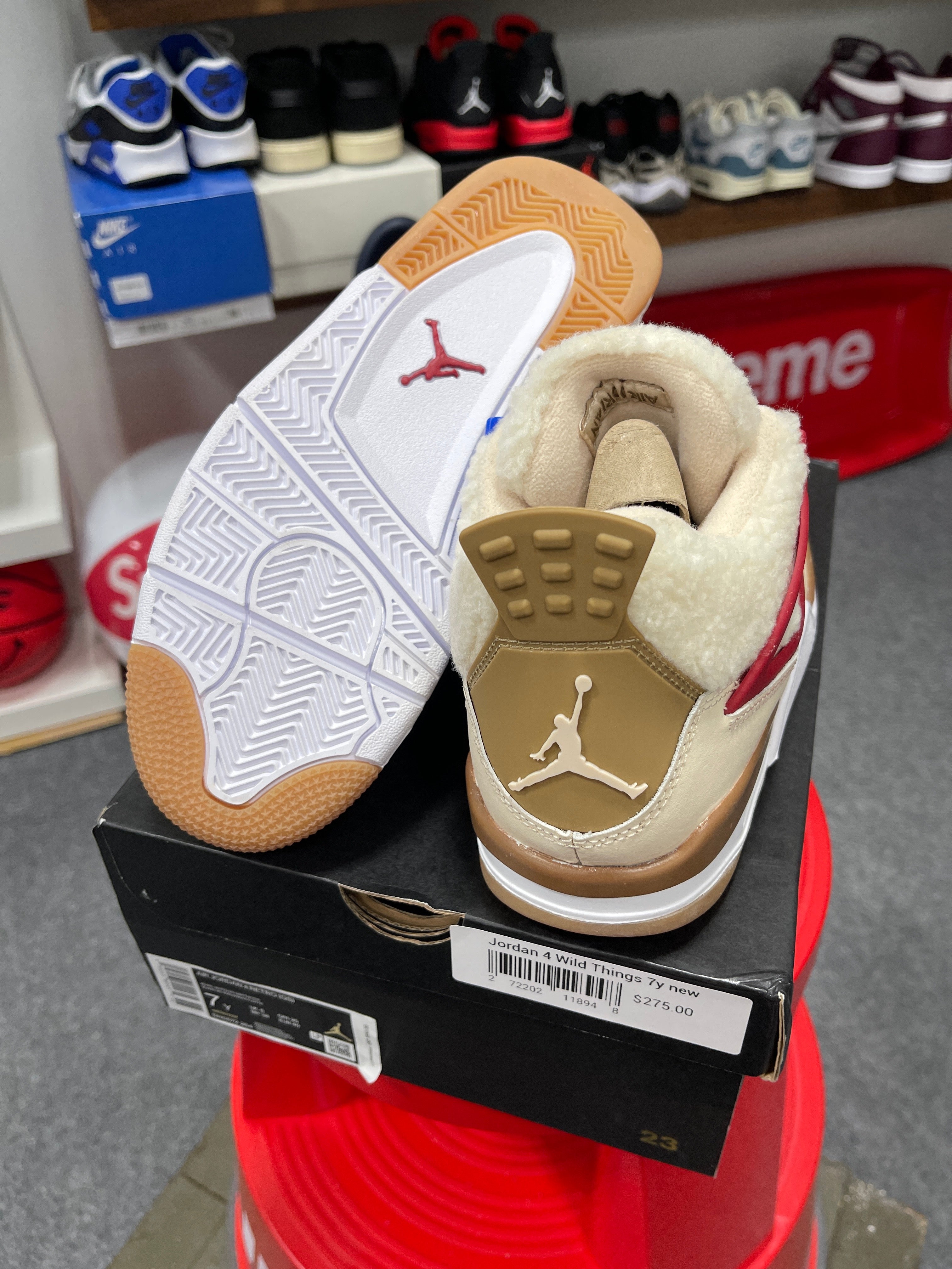 Jordan 4 Wild Things Sz 7y