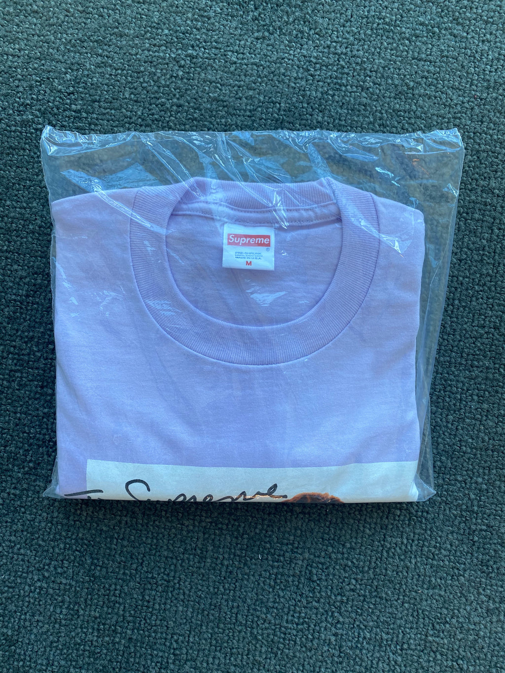 Supreme Mariah Carey Tee Light Purple Sz M