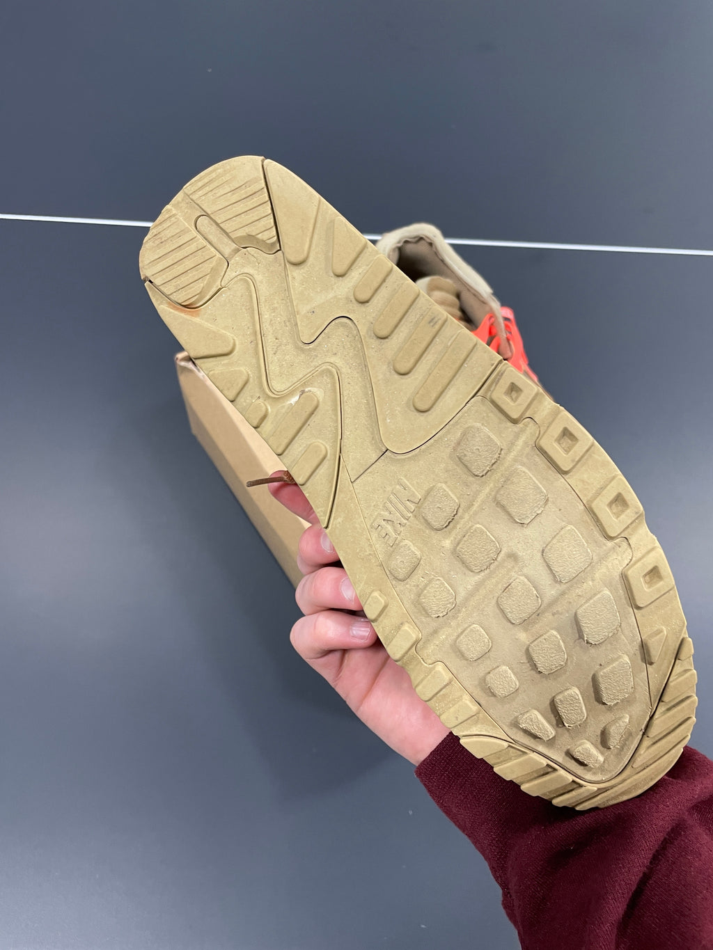 Off-White x Air Max 90 'Desert Ore' Sz 10.5
