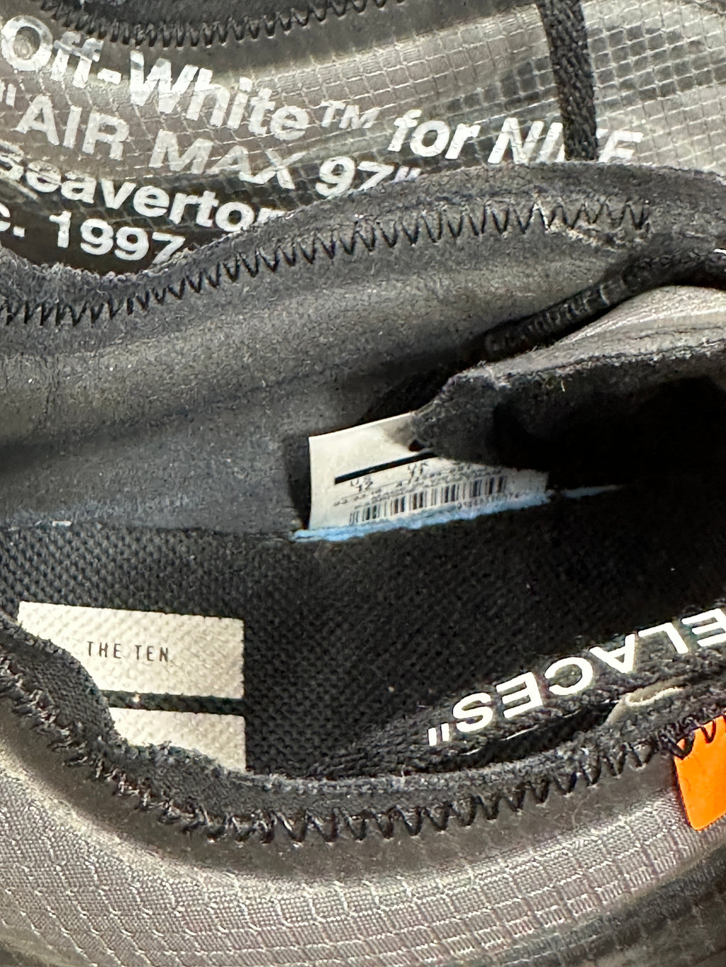 Off White x Nike Air Max 97 Sz 12