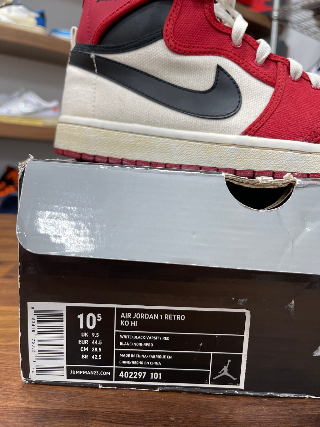 Air Jordan 1 Retro KO HI Sz 10.5 (2010)
