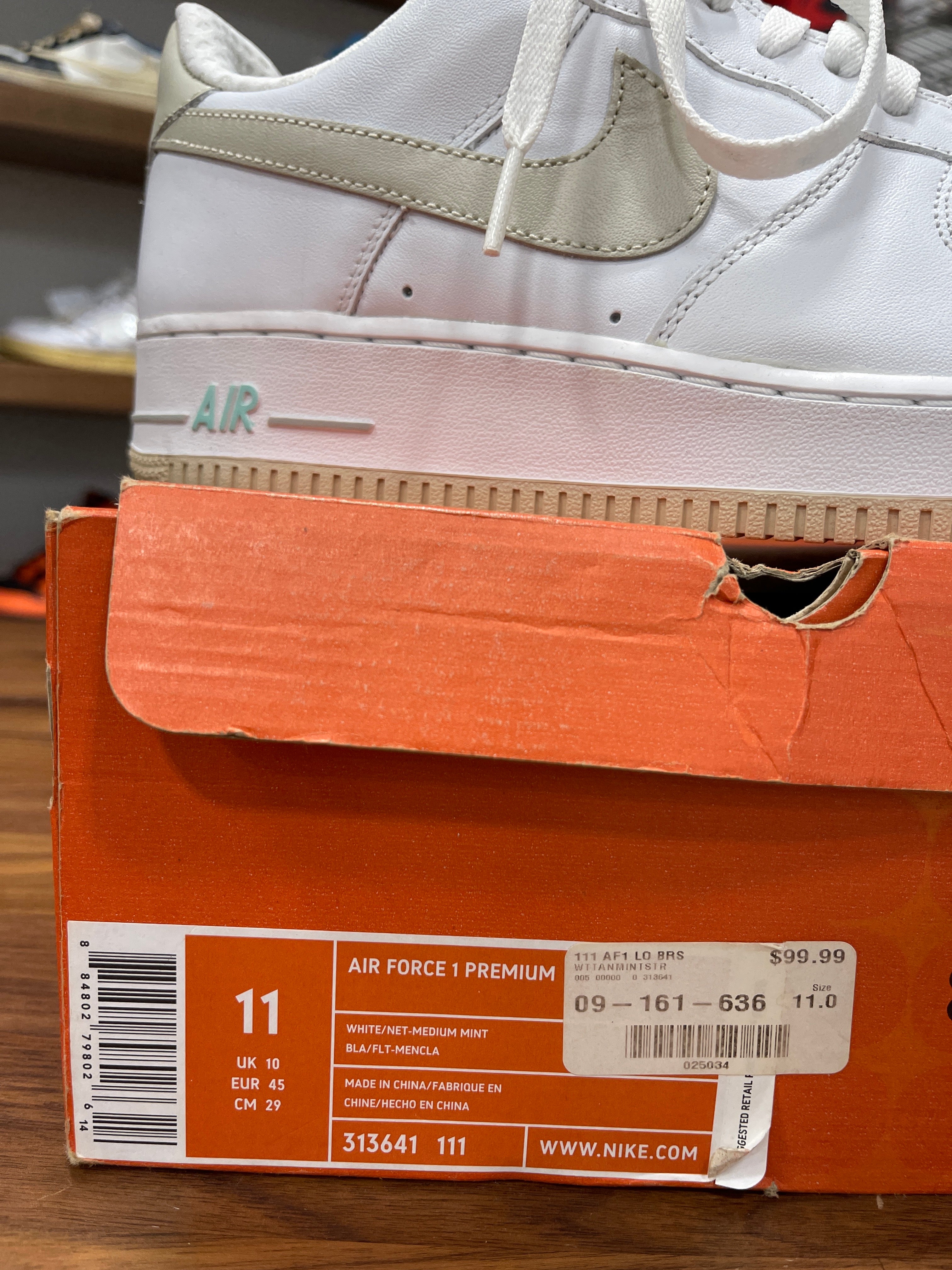 Nike Air Force 1 Seersucker Sz 11