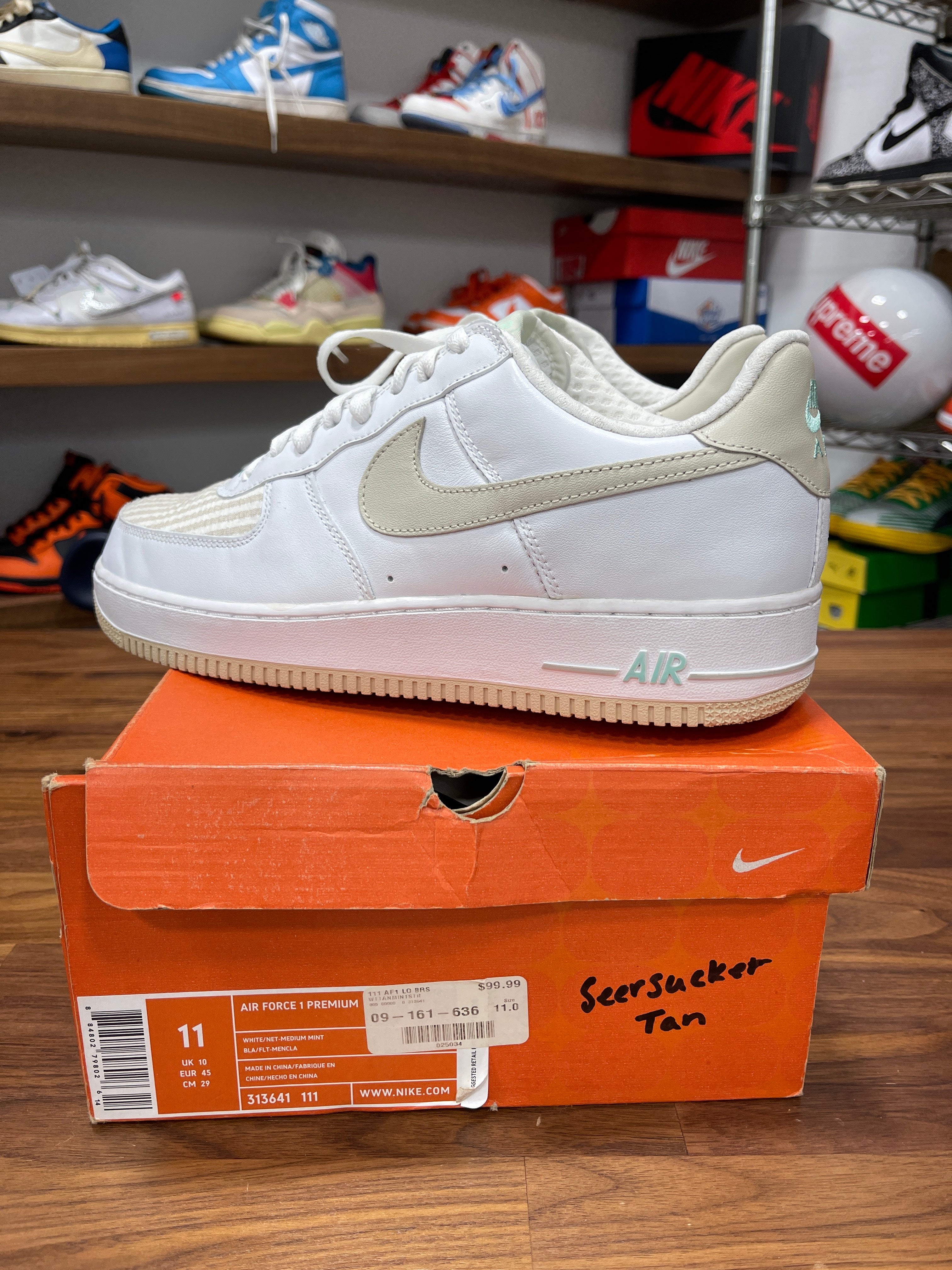 Nike Air Force 1 Seersucker Sz 11