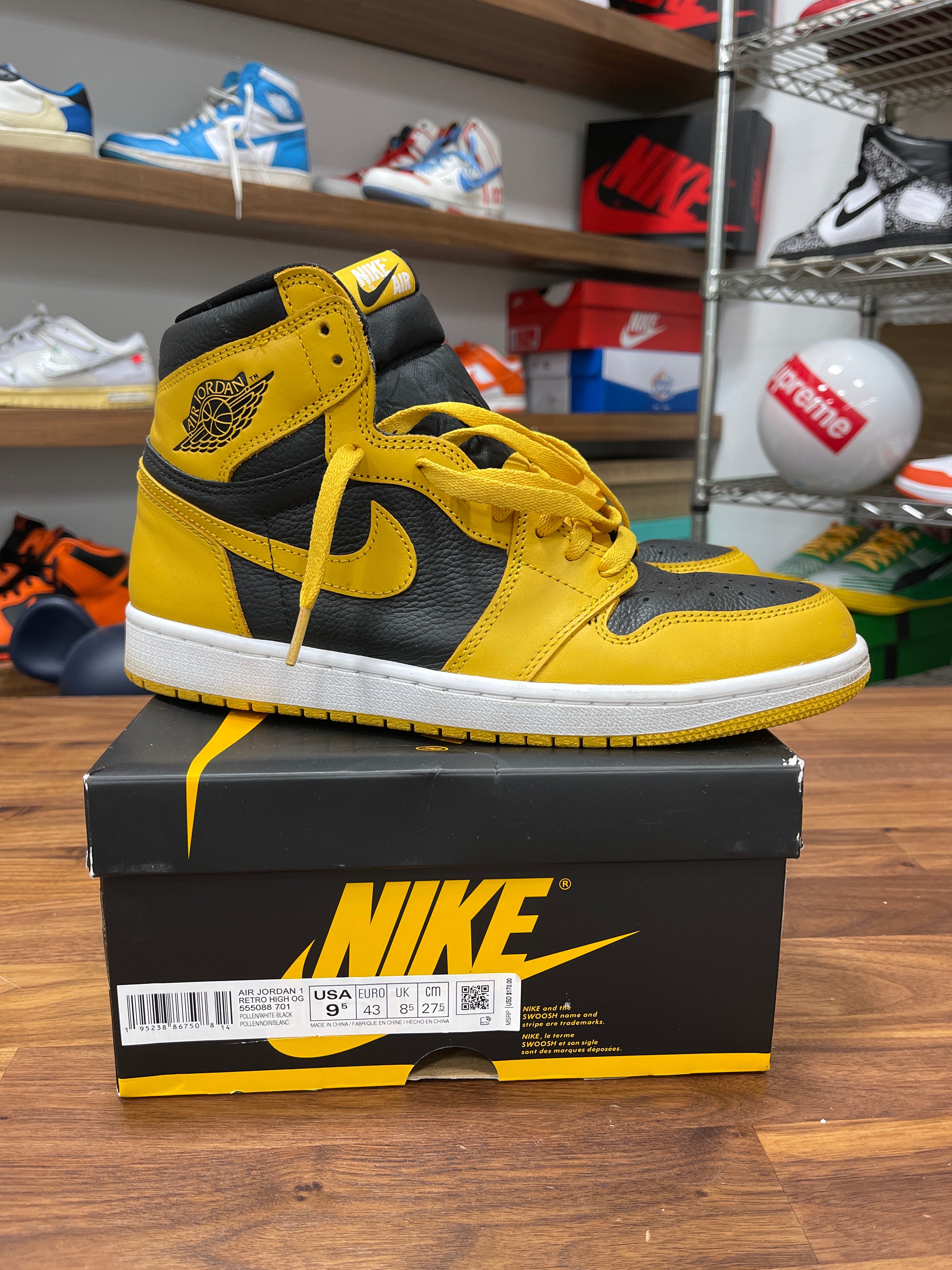 Jordan 1 Pollen Sz 9.5