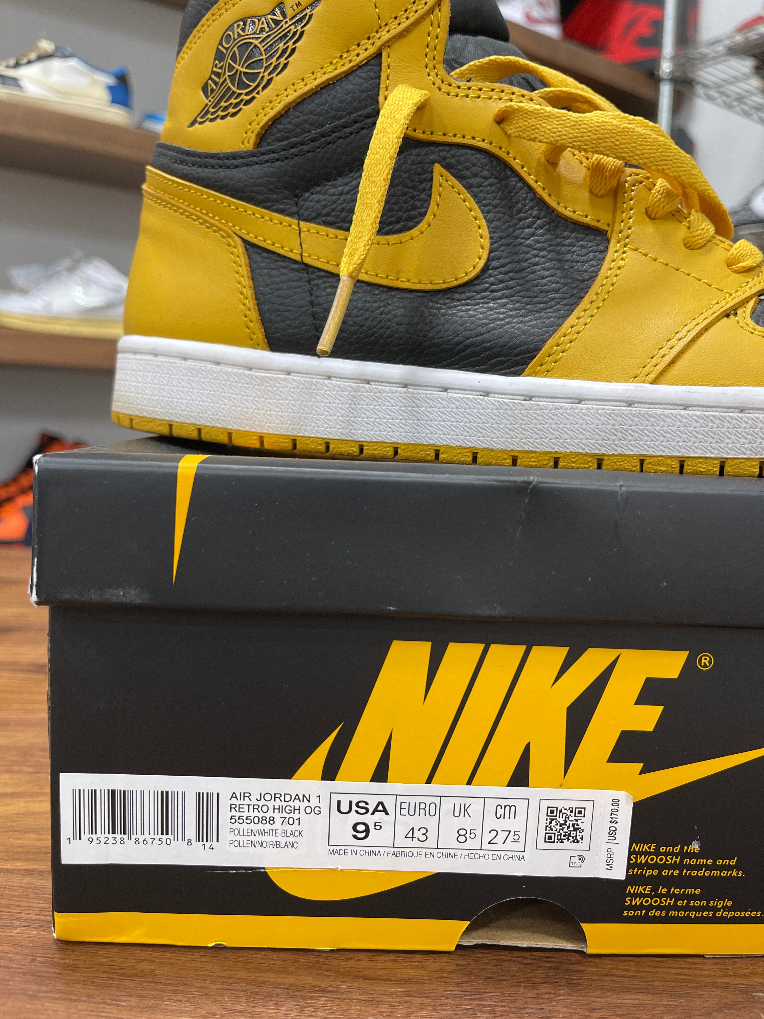Jordan 1 Pollen Sz 9.5