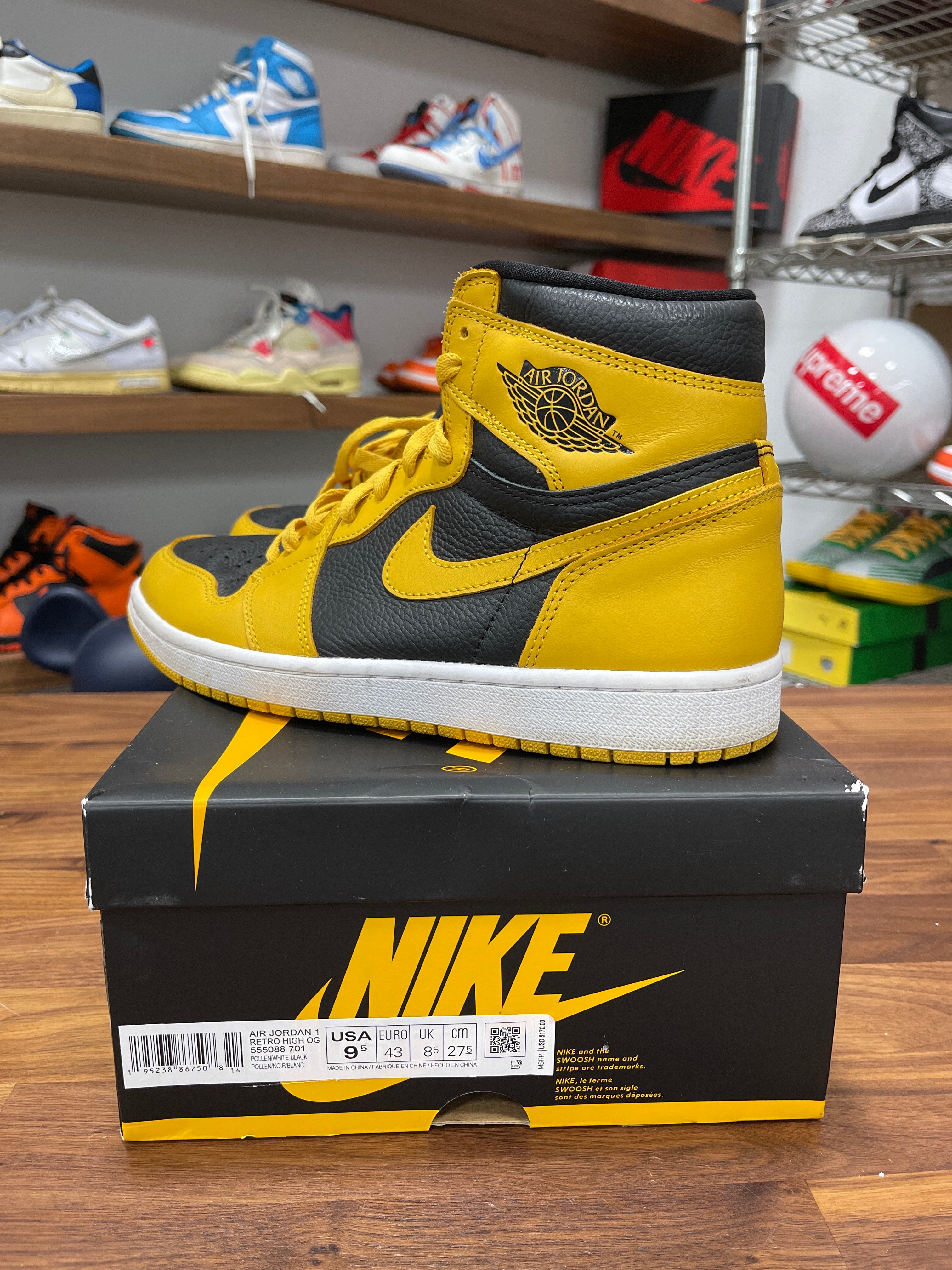 Jordan 1 Pollen Sz 9.5