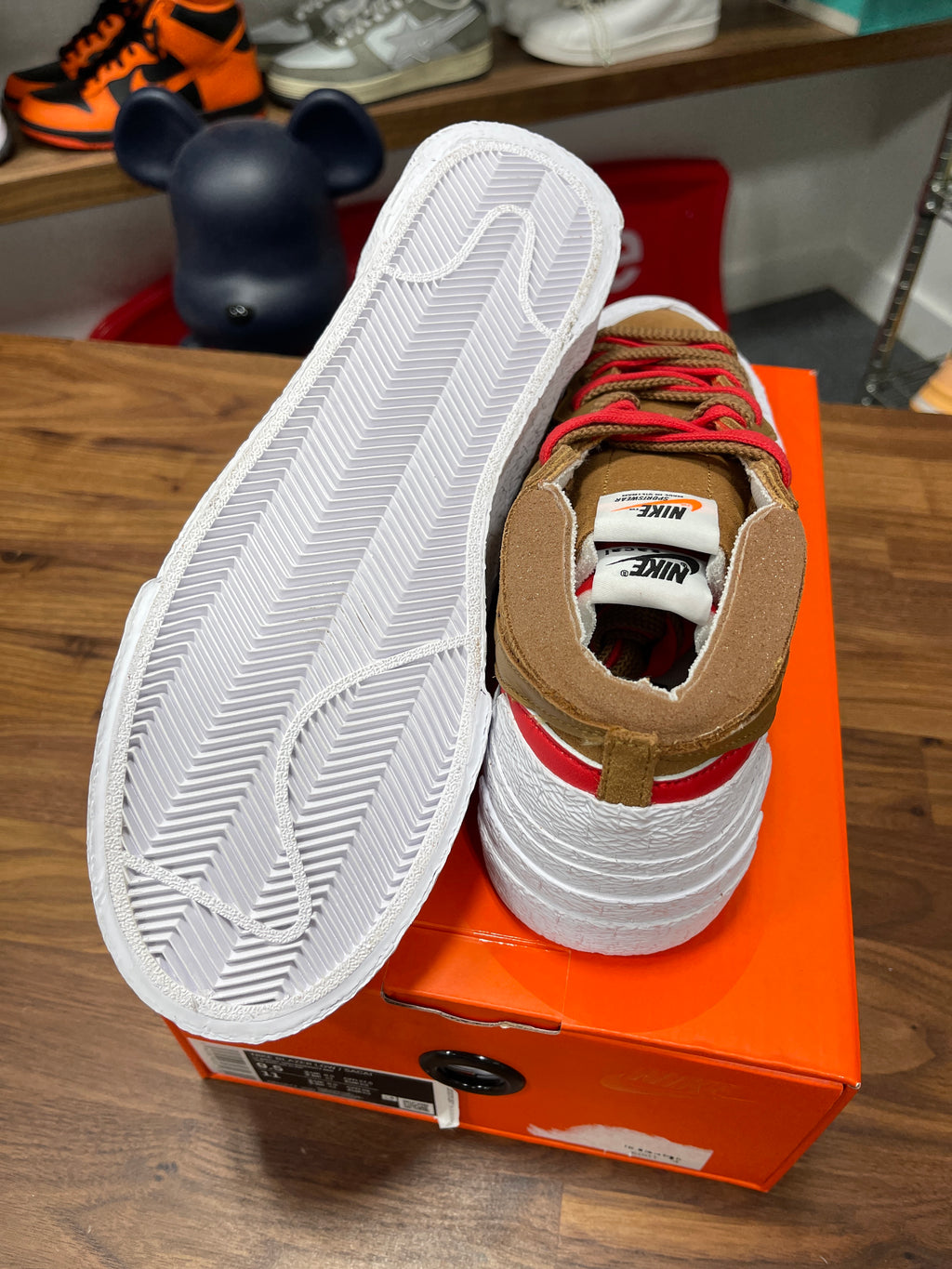 Sacai Blazer Low British Tan Sz 9.5