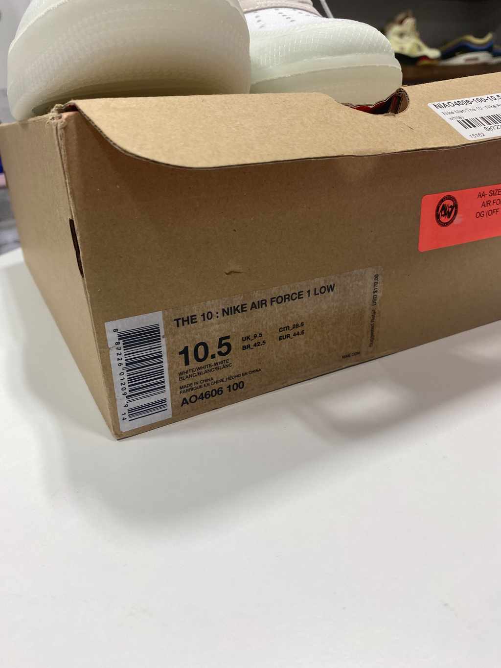 Off-White Air Force 1 Sz 10.5